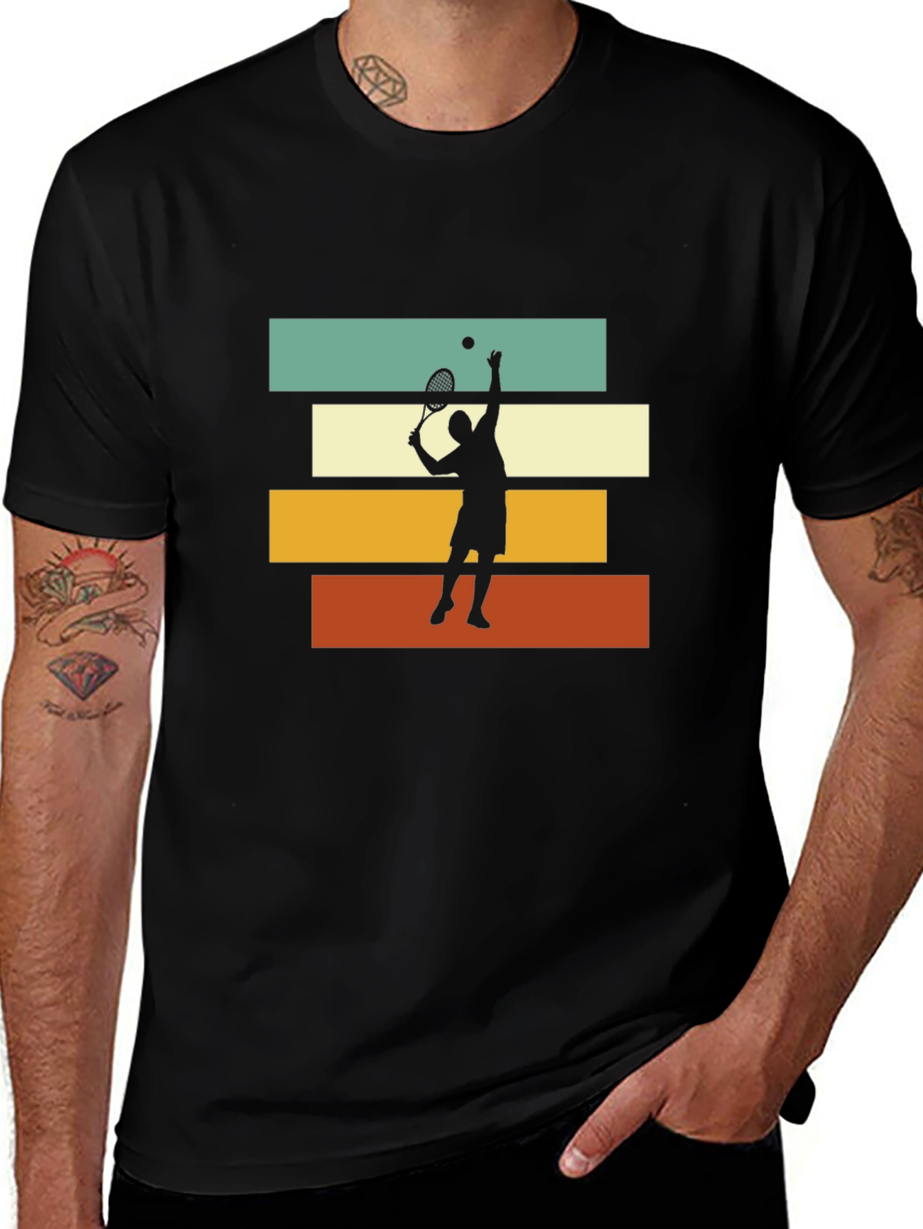Tennis Player Retro T-Shirt