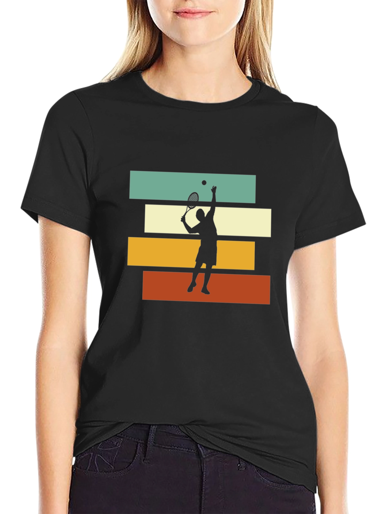Tennis Player Retro T-Shirt