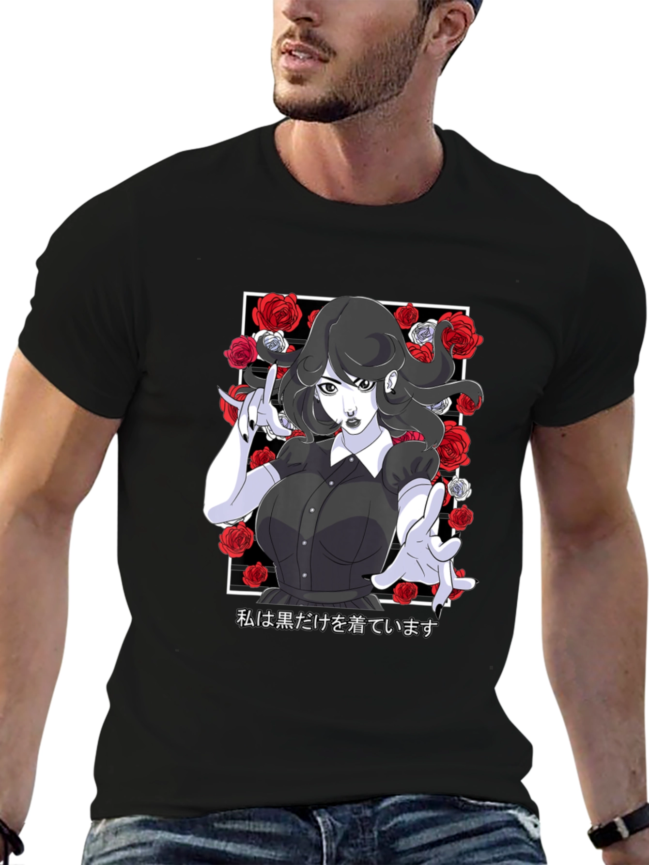 Gothic Anime Girl T-Shirt