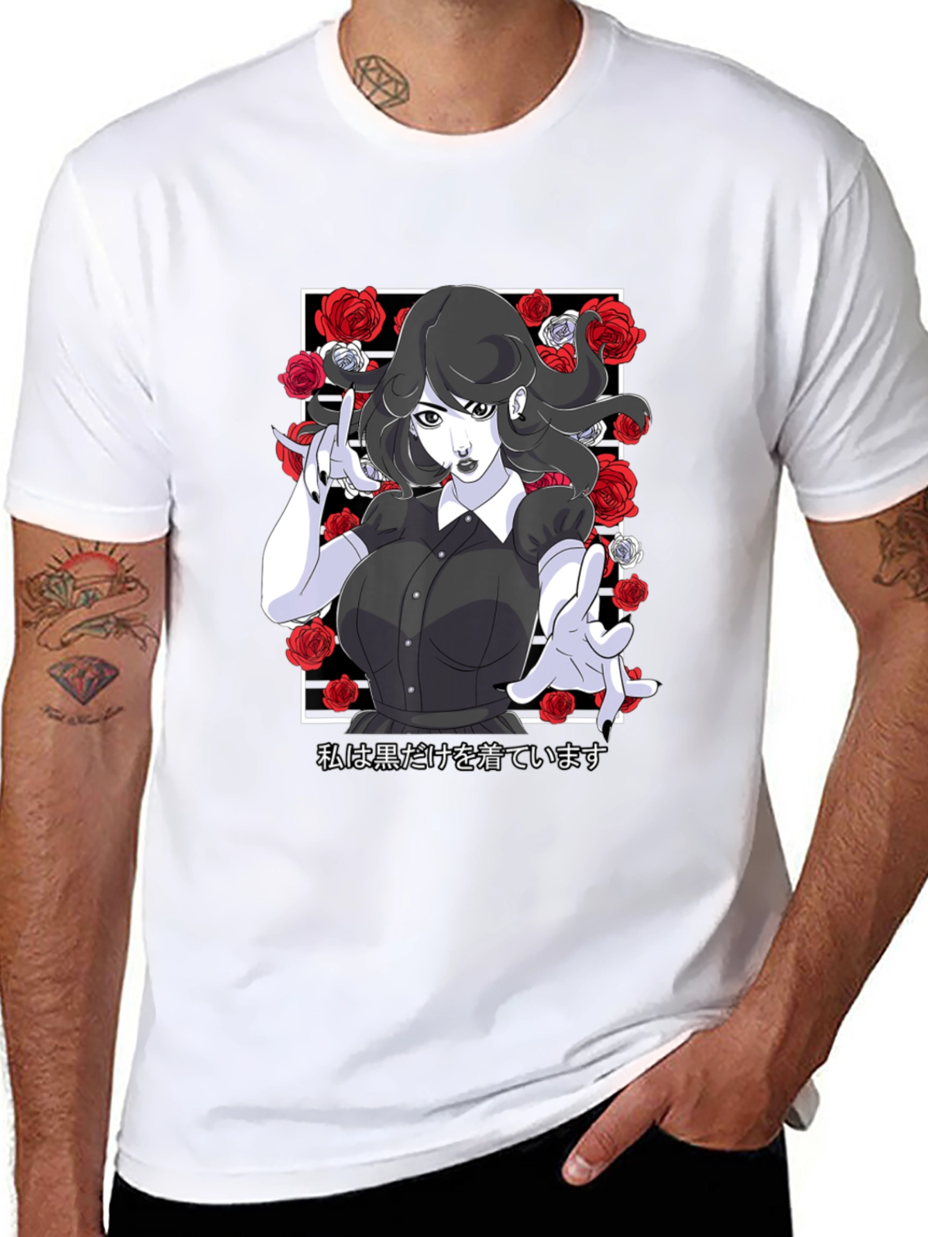 Gothic Anime Girl T-Shirt