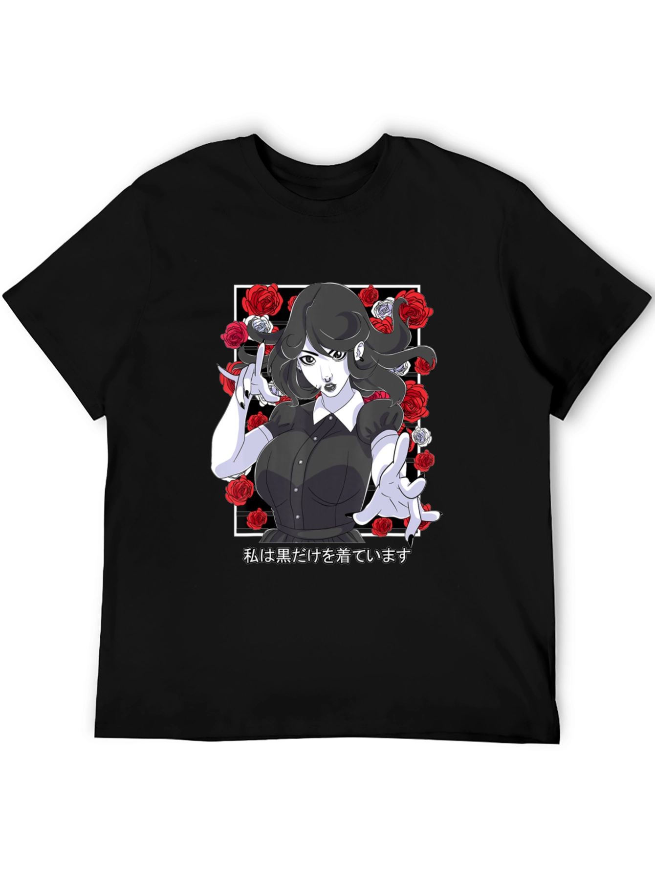 Gothic Anime Girl T-Shirt