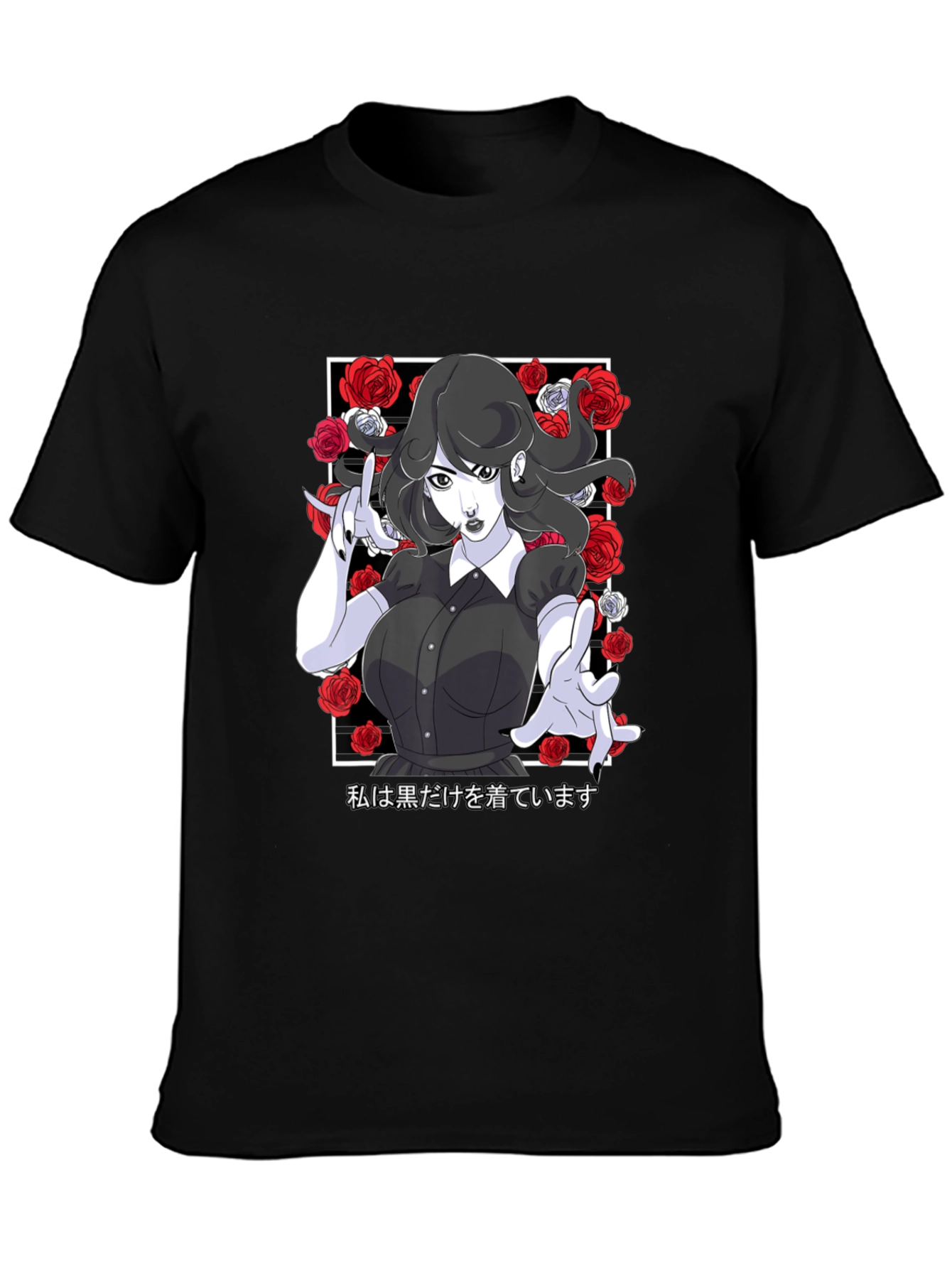 Gothic Anime Girl T-Shirt