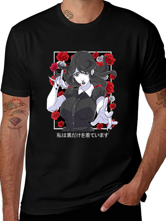 Gothic Anime Girl T-Shirt