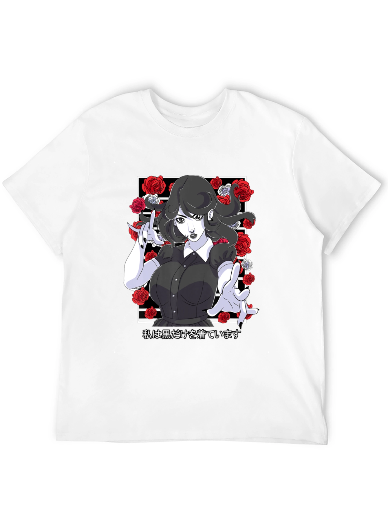 Gothic Anime Girl T-Shirt