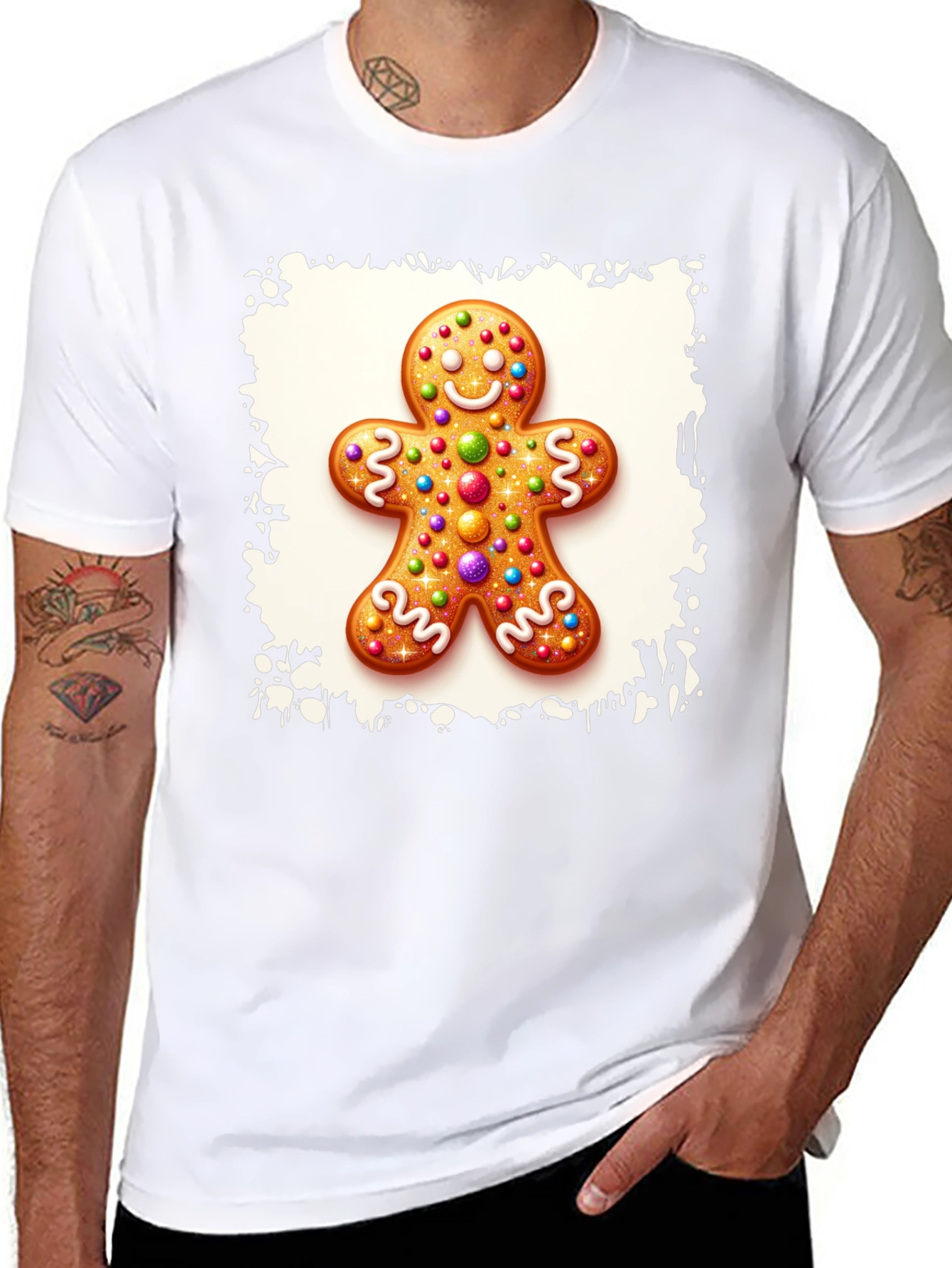 Gingerbread Man Graphic Tee