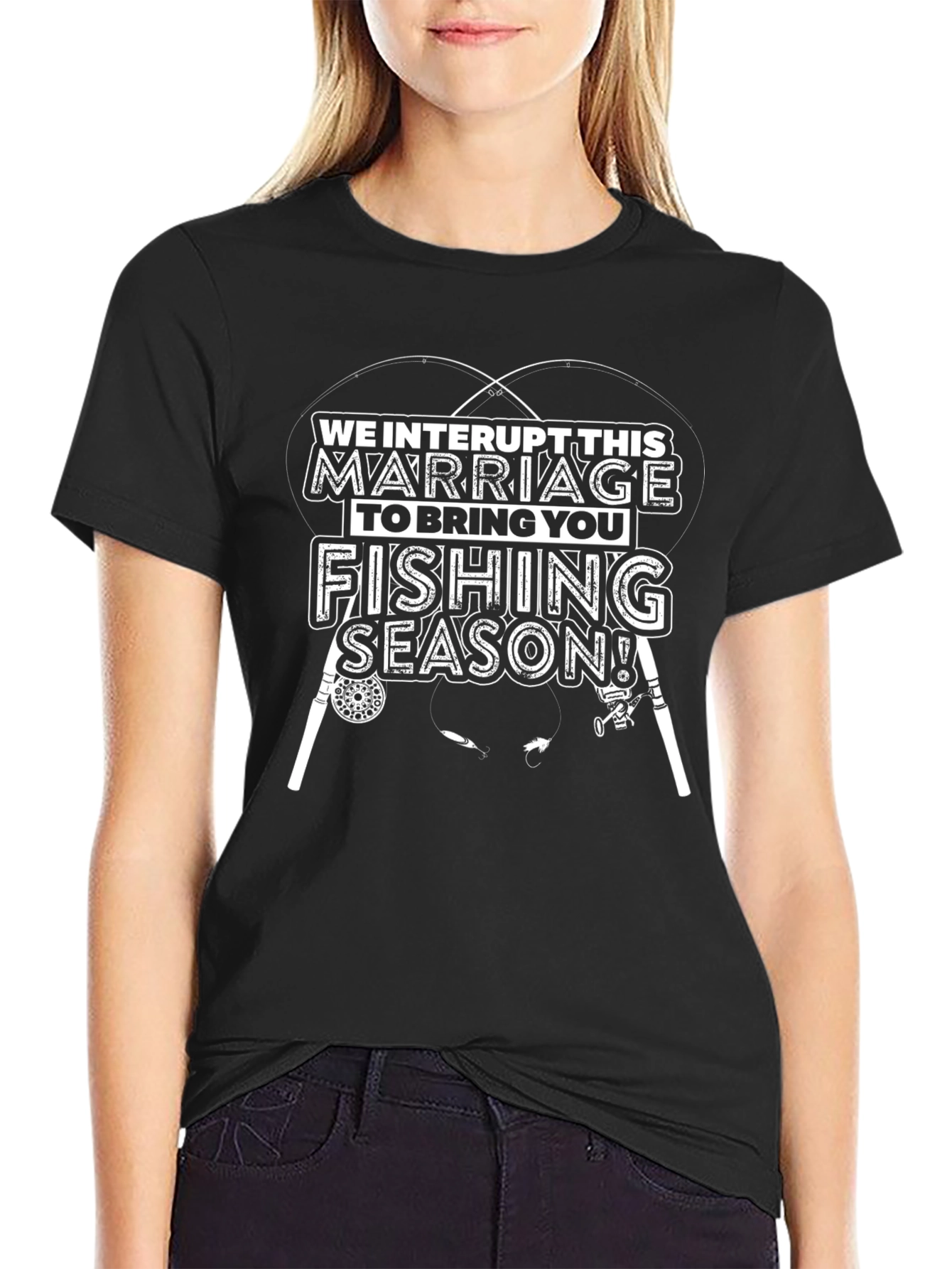 Funny Fishing Season Marriage T-Shirt