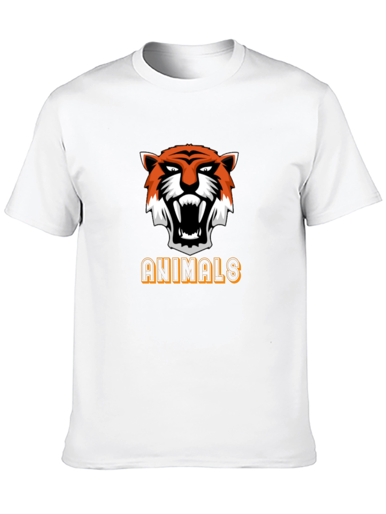 Bold Tiger Graphic Tee - Animal Lover T-Shirt