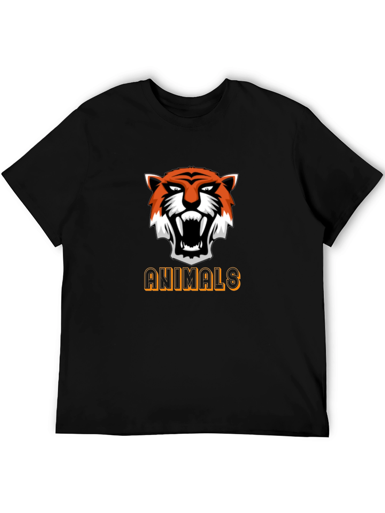 Bold Tiger Graphic Tee - Animal Lover T-Shirt