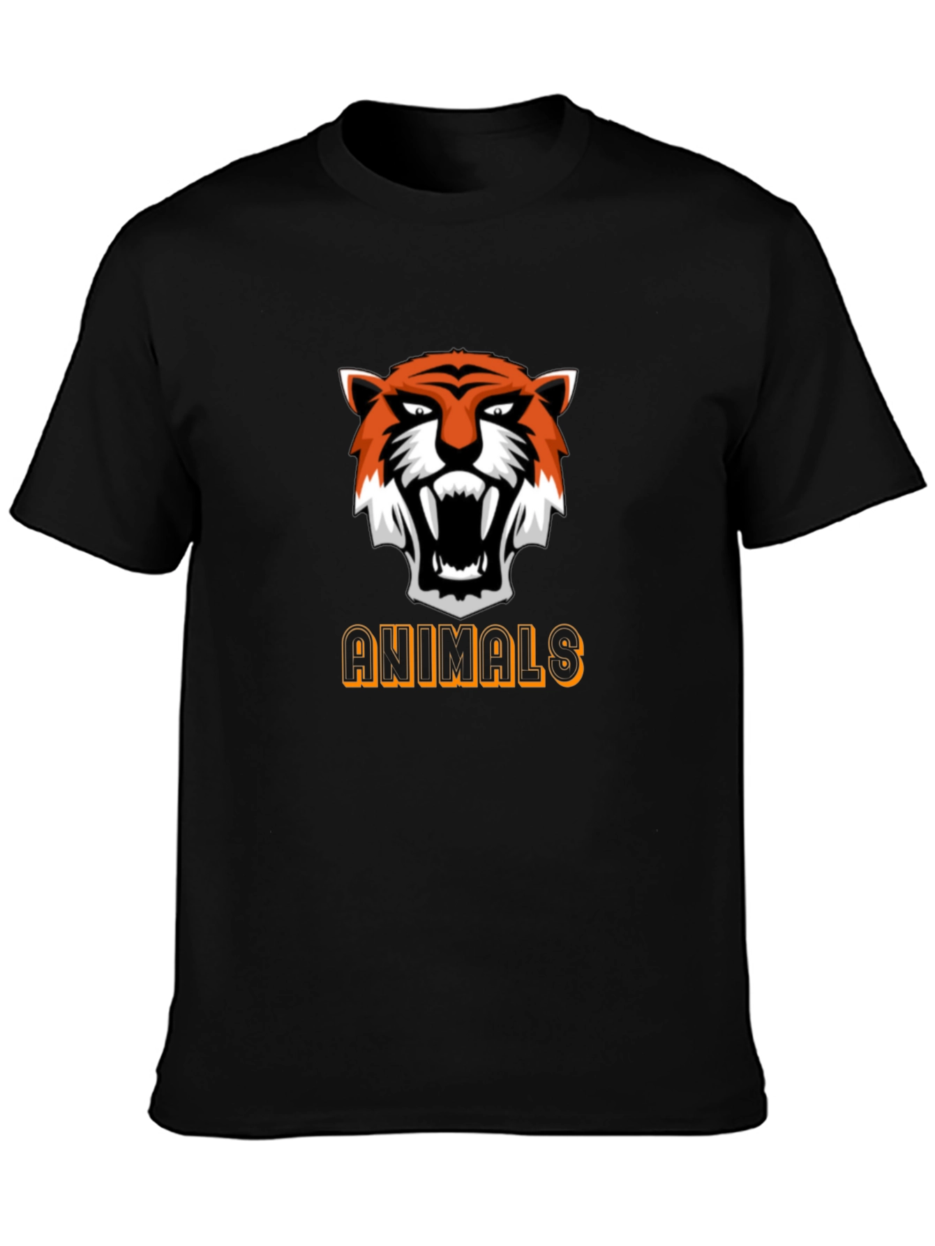 Bold Tiger Graphic Tee - Animal Lover T-Shirt