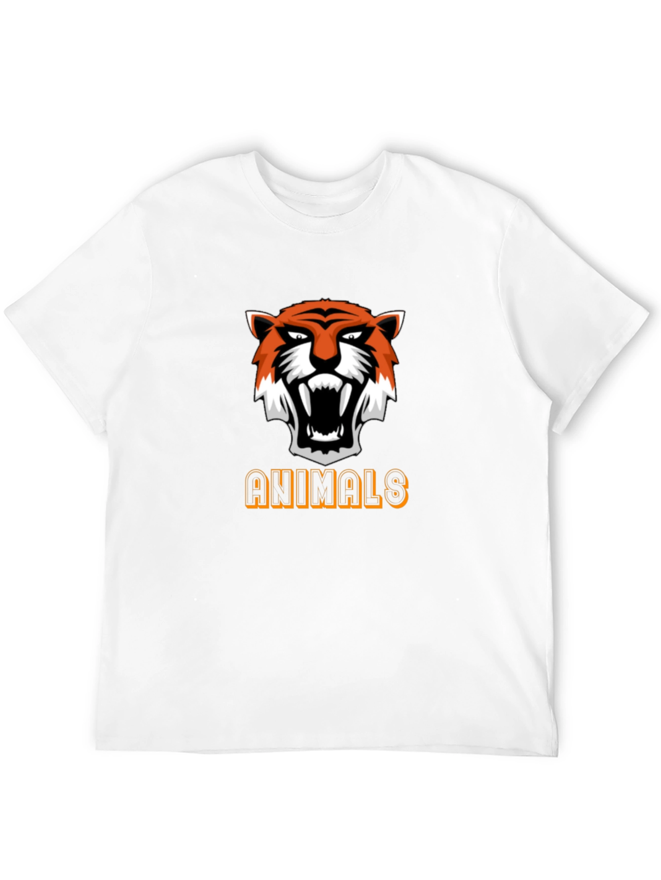 Bold Tiger Graphic Tee - Animal Lover T-Shirt