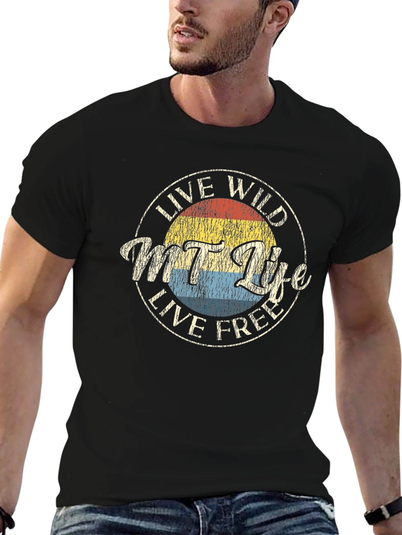 Live Wild MT Life Graphic Tee