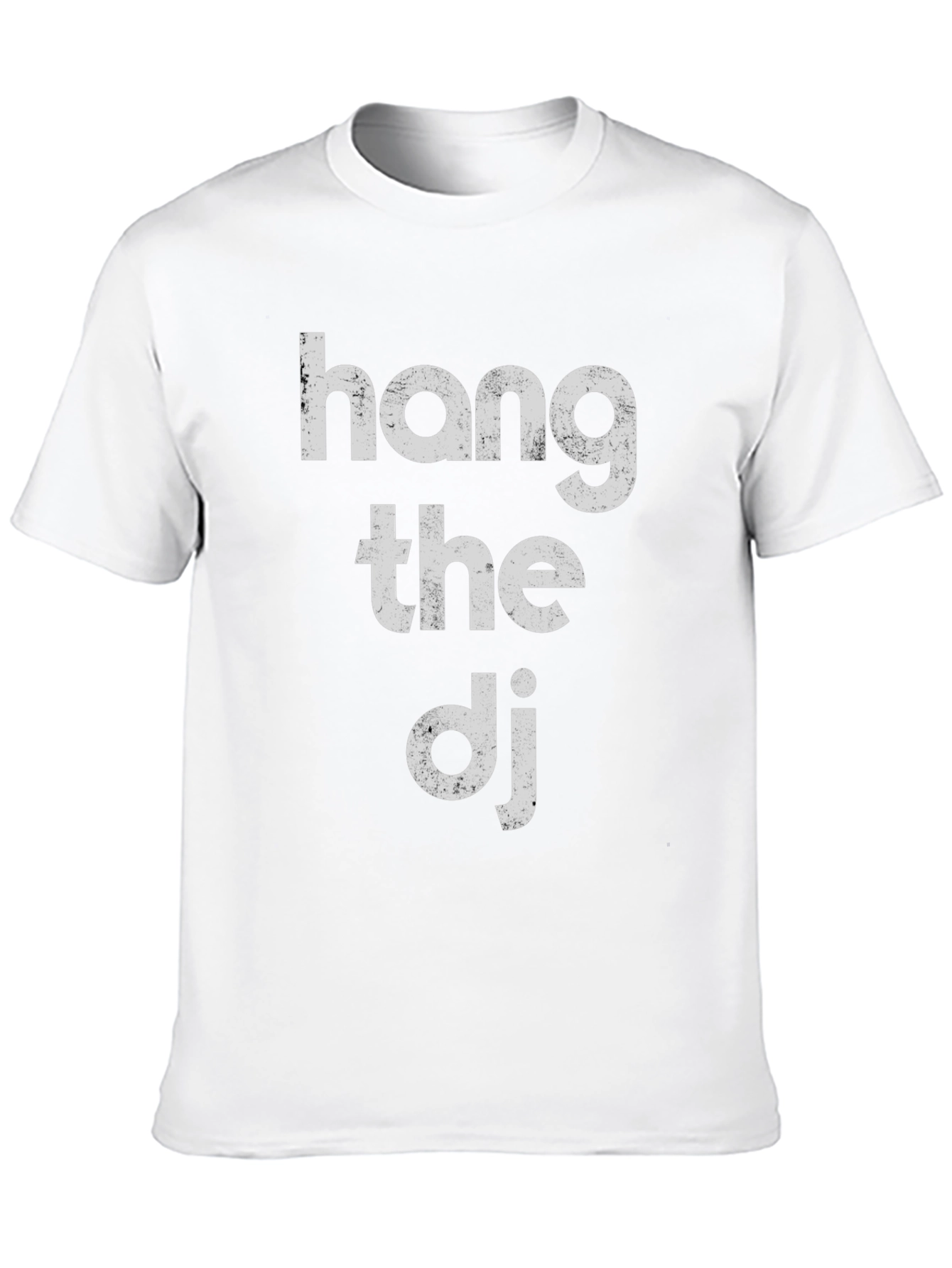 Hang The DJ Graphic Tee - Black Cotton T-Shirt