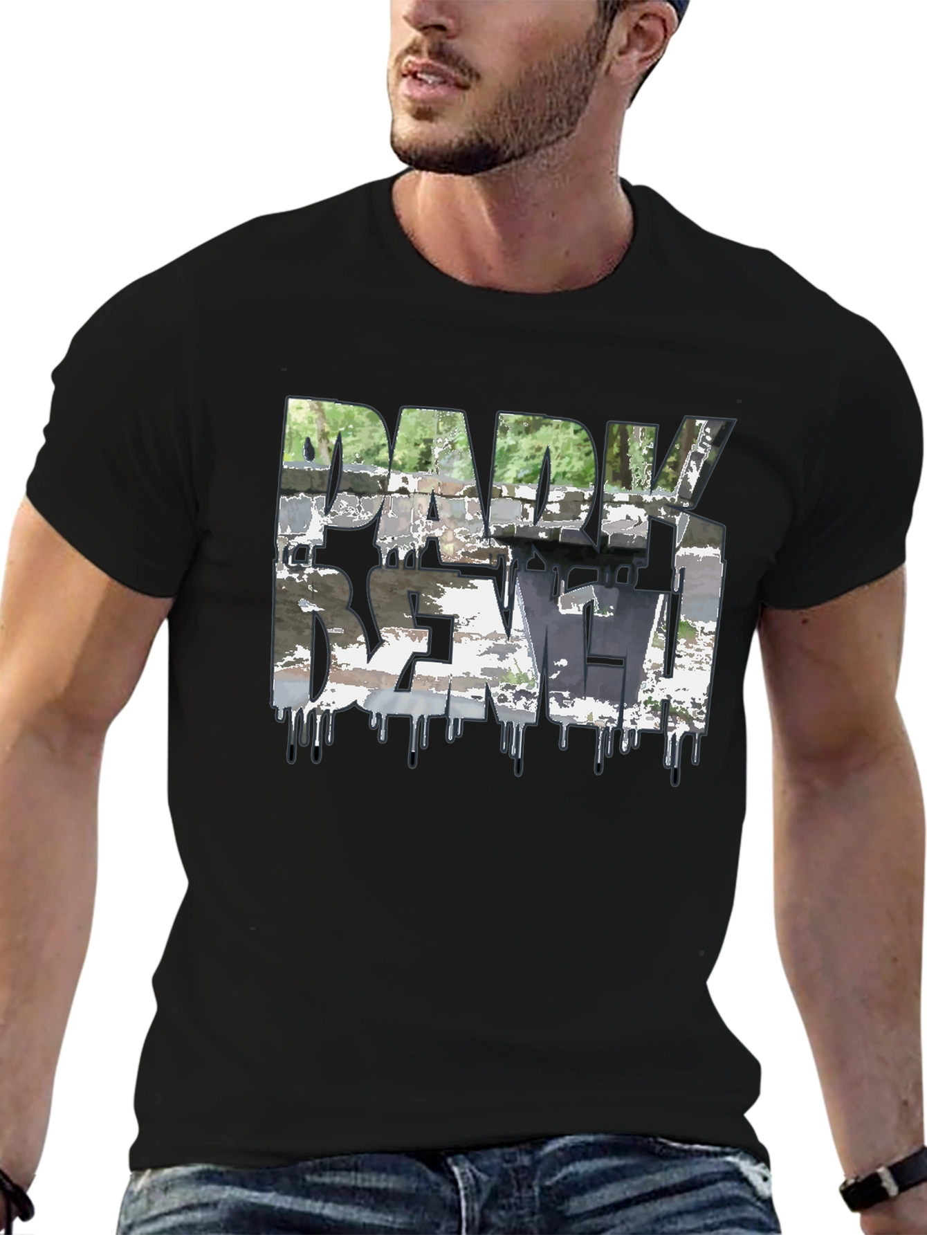 Dark Realm Graphic Tee - Mens Black T-Shirt