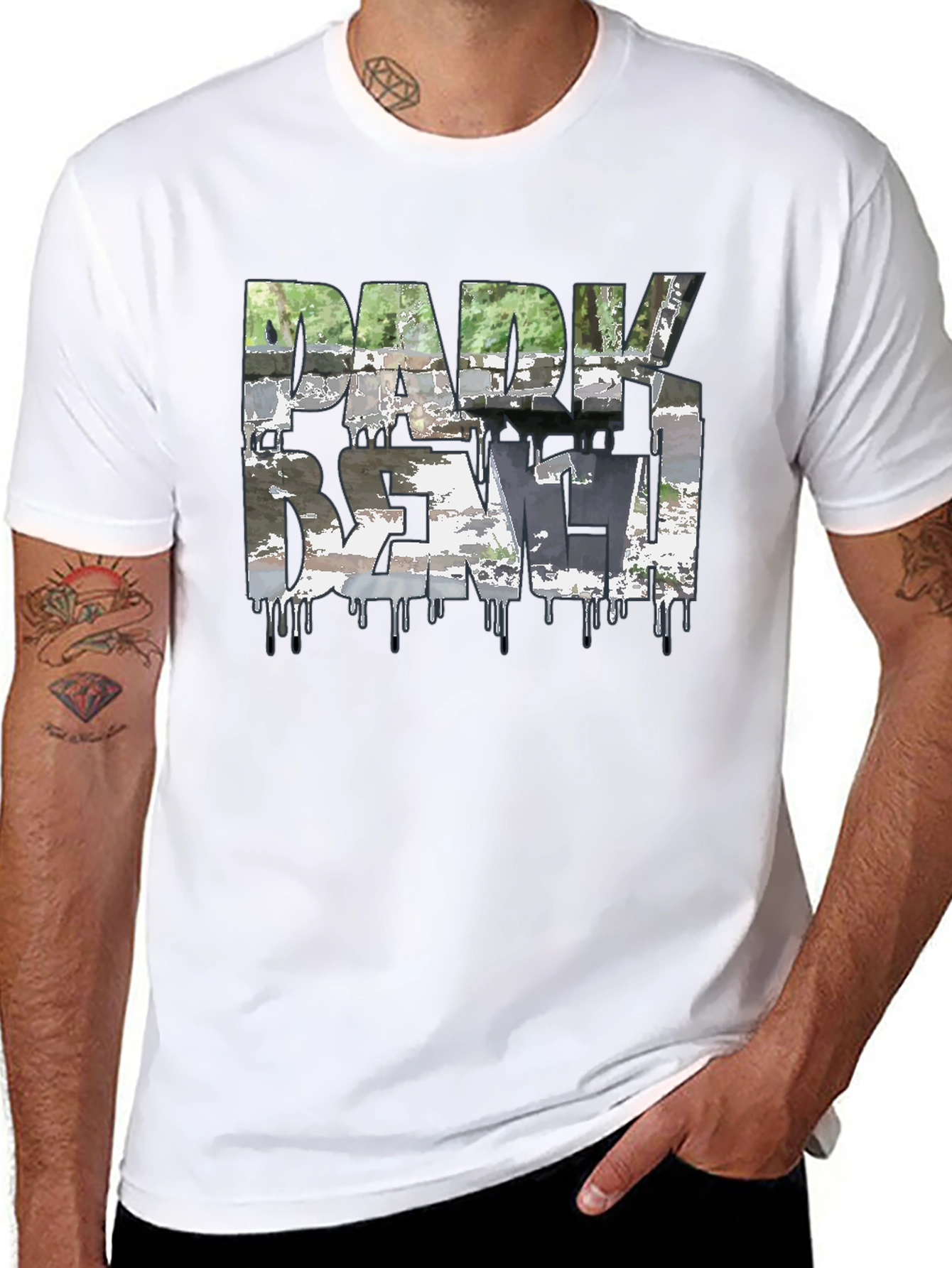 Dark Realm Graphic Tee - Mens Black T-Shirt