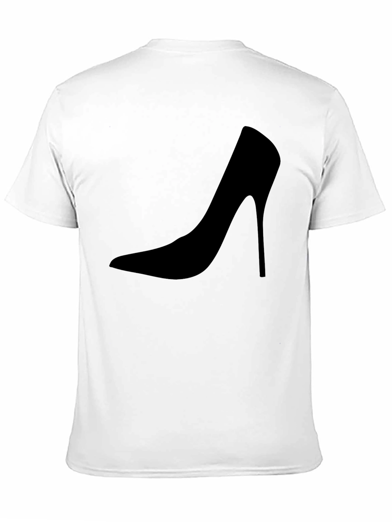 Sleek High Heel Graphic Tee - Modern Style