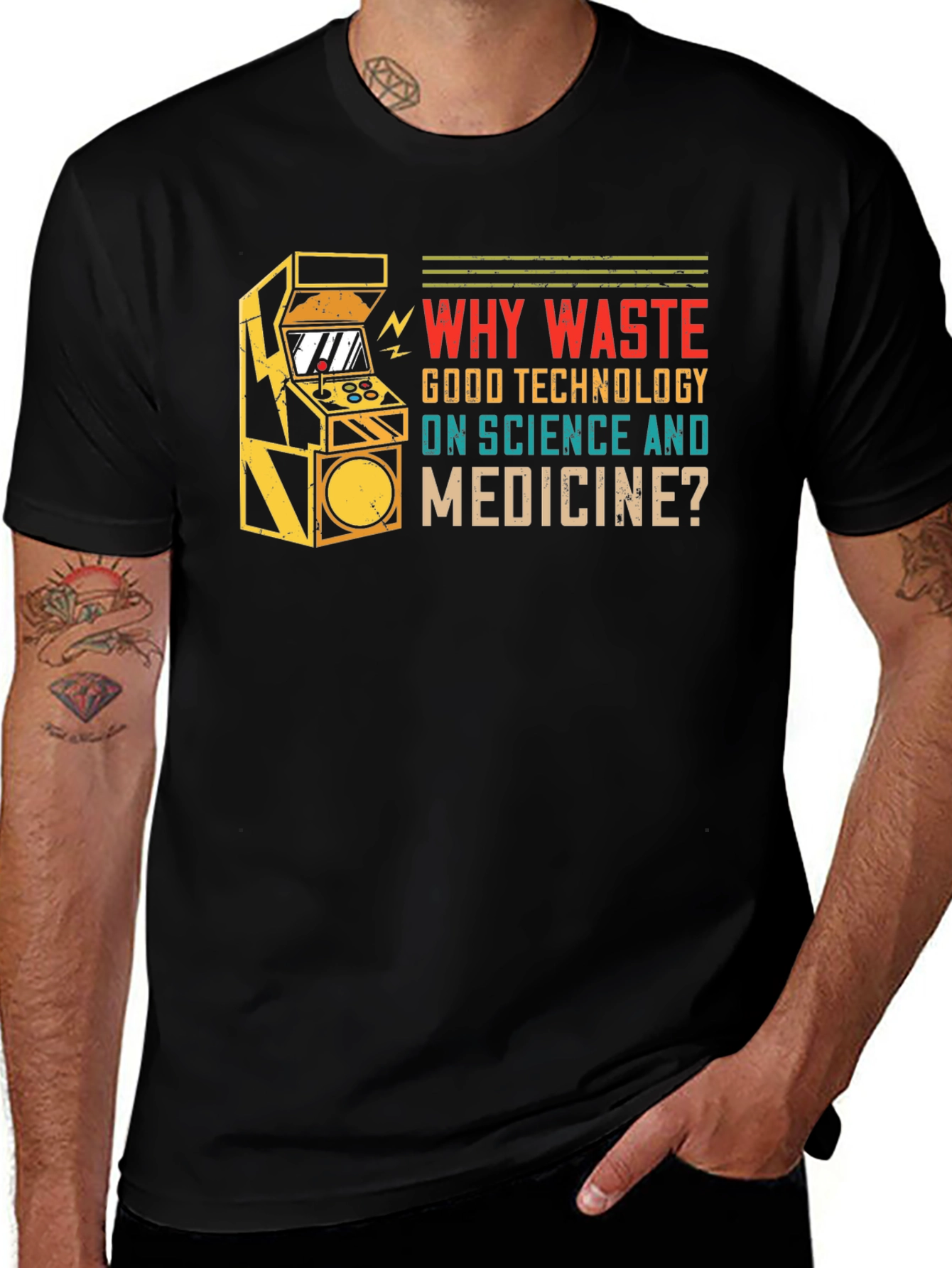 Why Waste Technology? Mens Graphic Tee