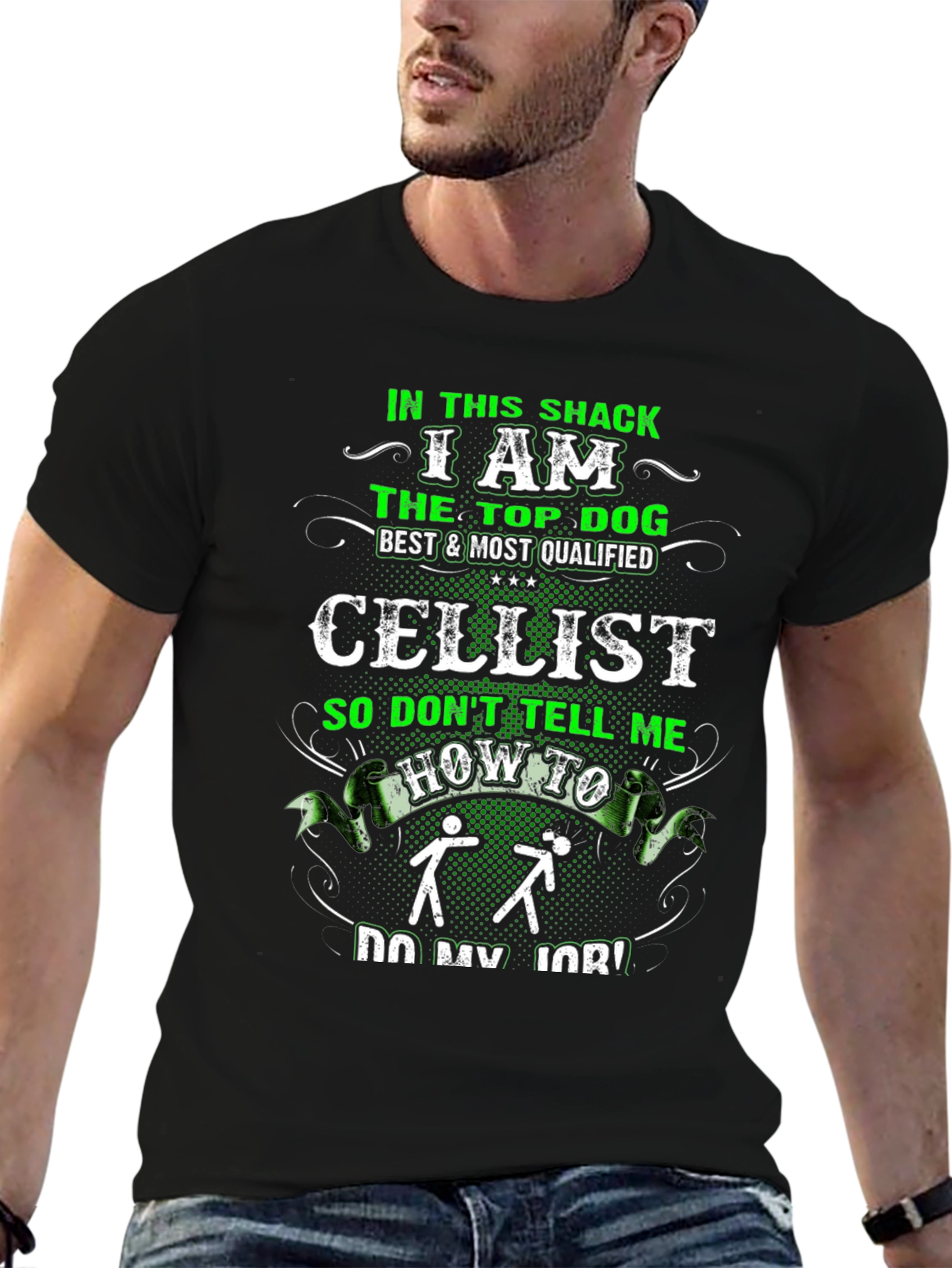 In This Shack I Am Cellist T-Shirt