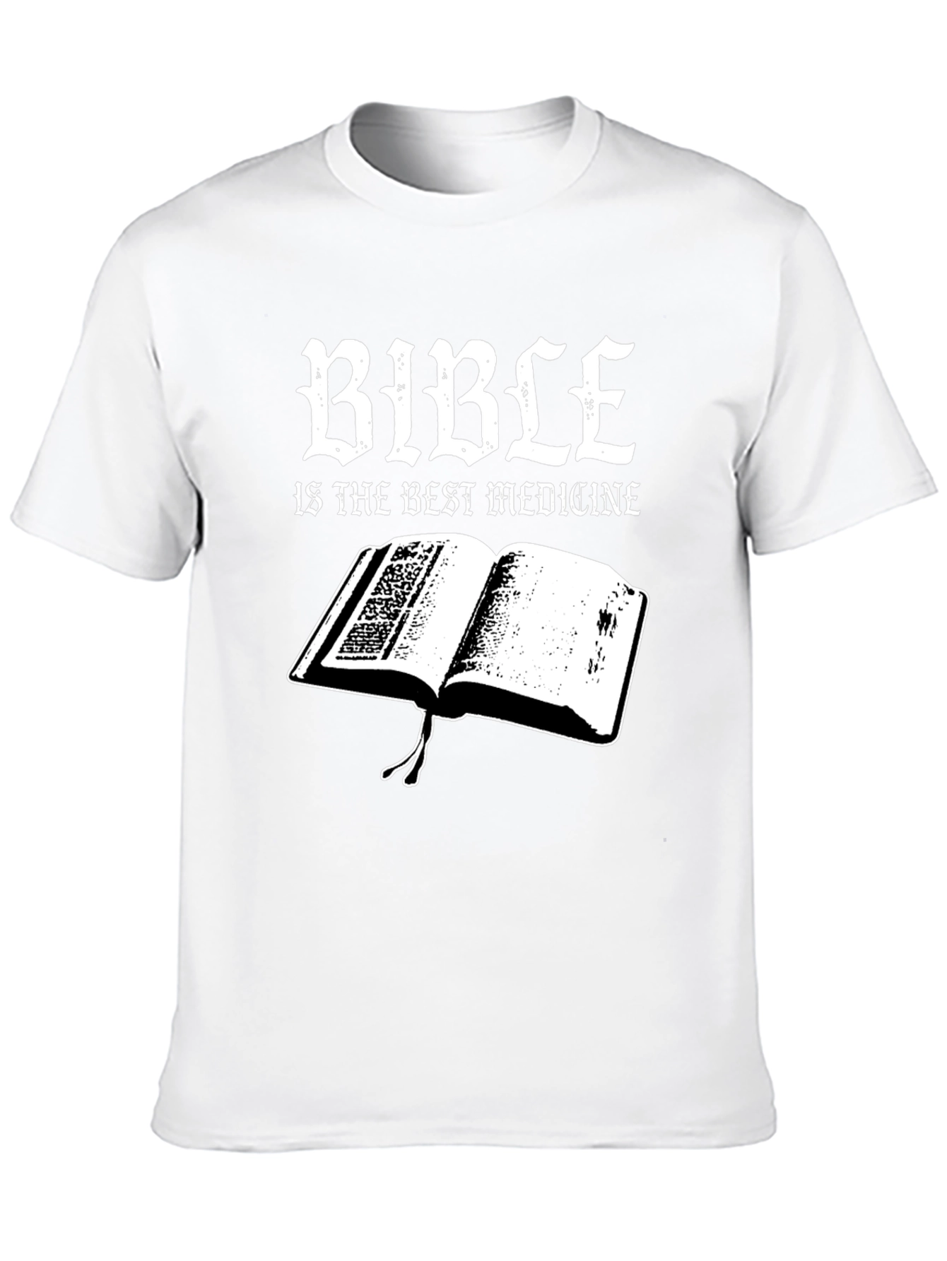 Bible is the Best Medicine Black T-Shirt