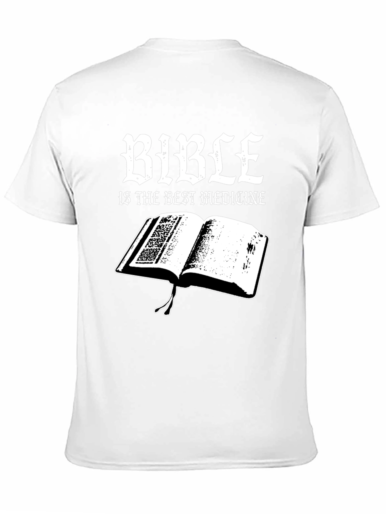 Bible is the Best Medicine Black T-Shirt