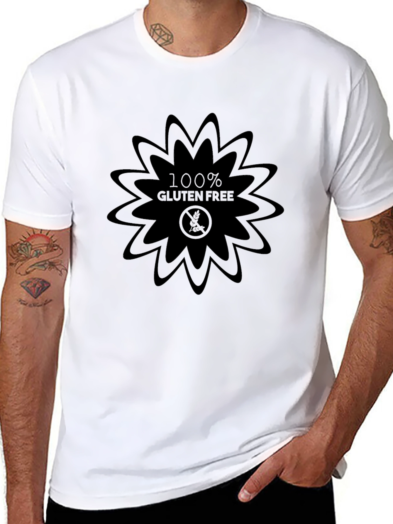 Gluten Free Black T-Shirt