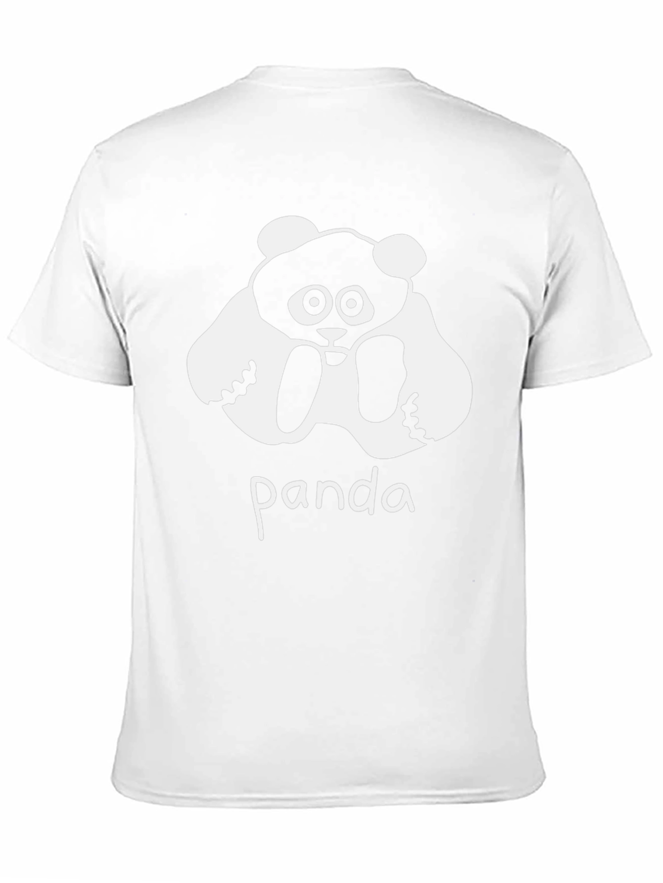 Panda Graphic Black T-Shirt - Casual Wear