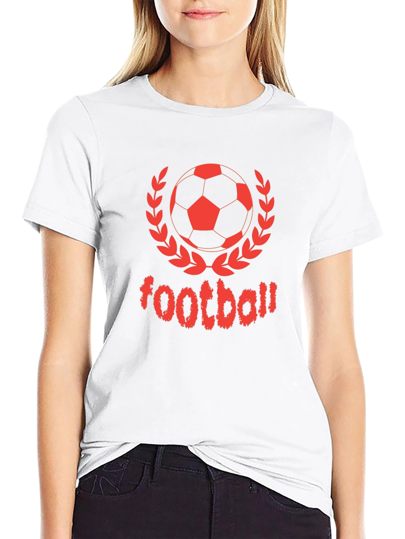 Football Graphic Black T-Shirt for Men