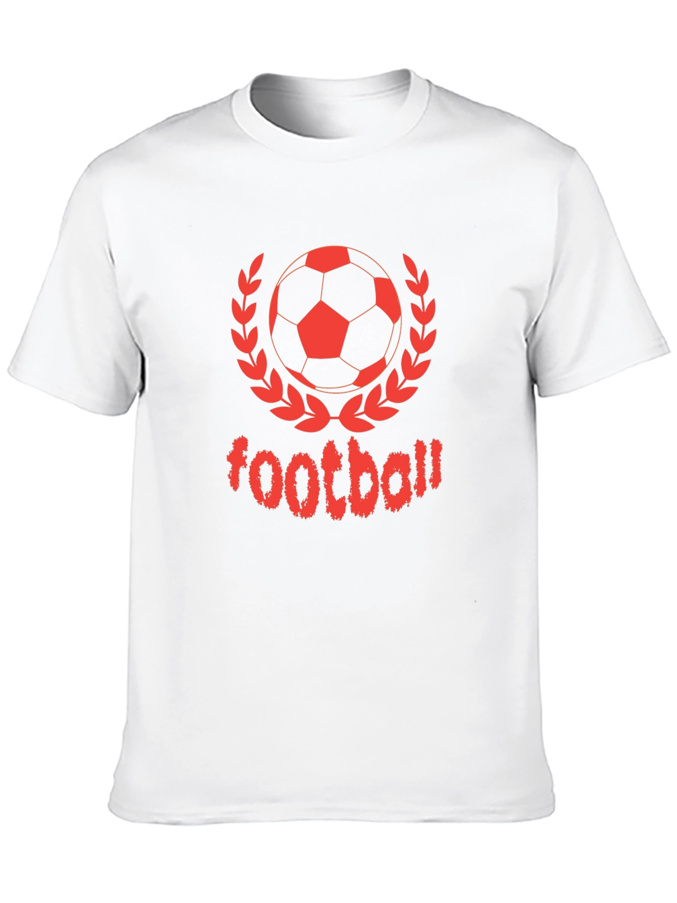 Football Graphic Black T-Shirt for Men
