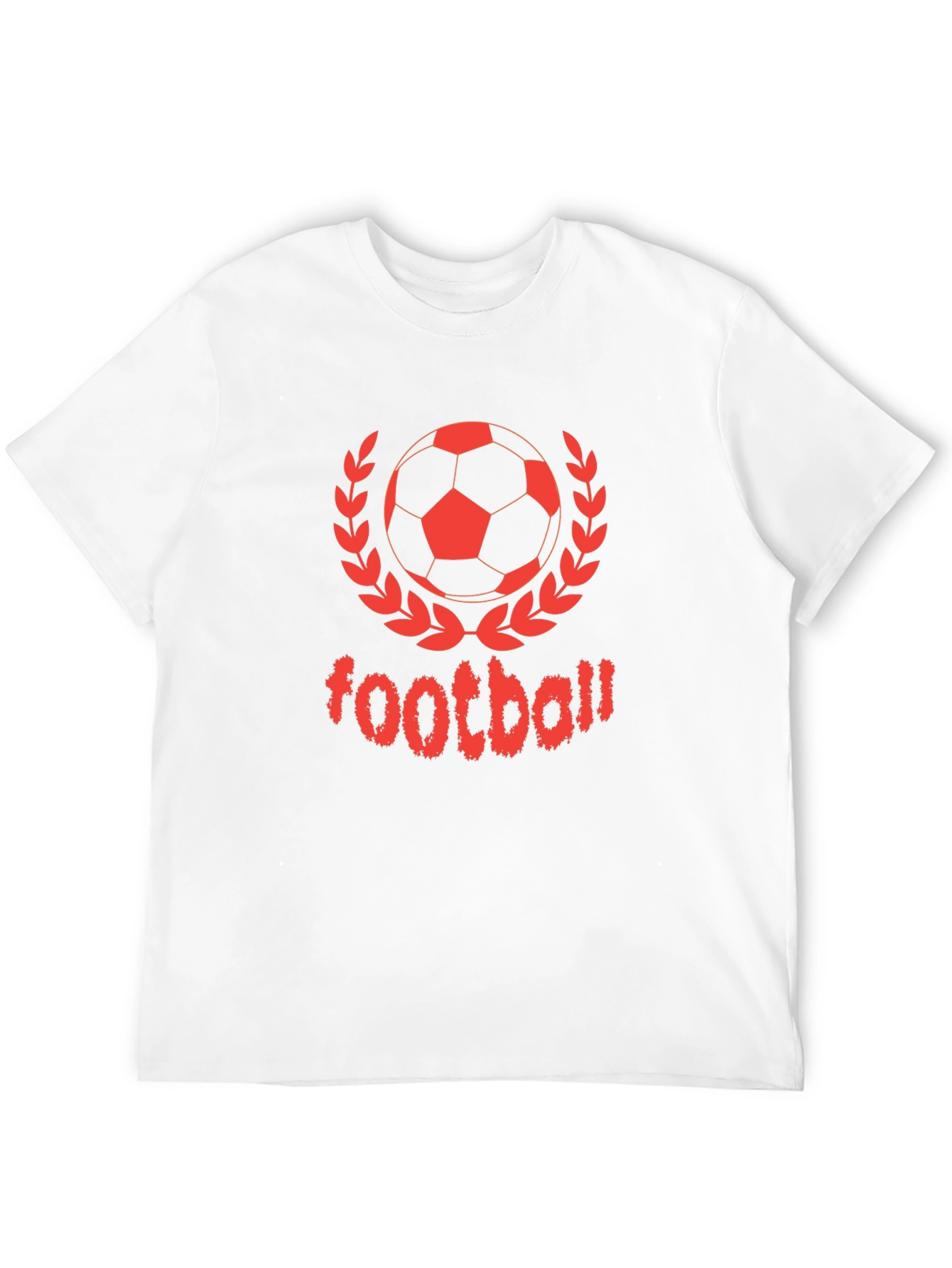 Football Graphic Black T-Shirt for Men
