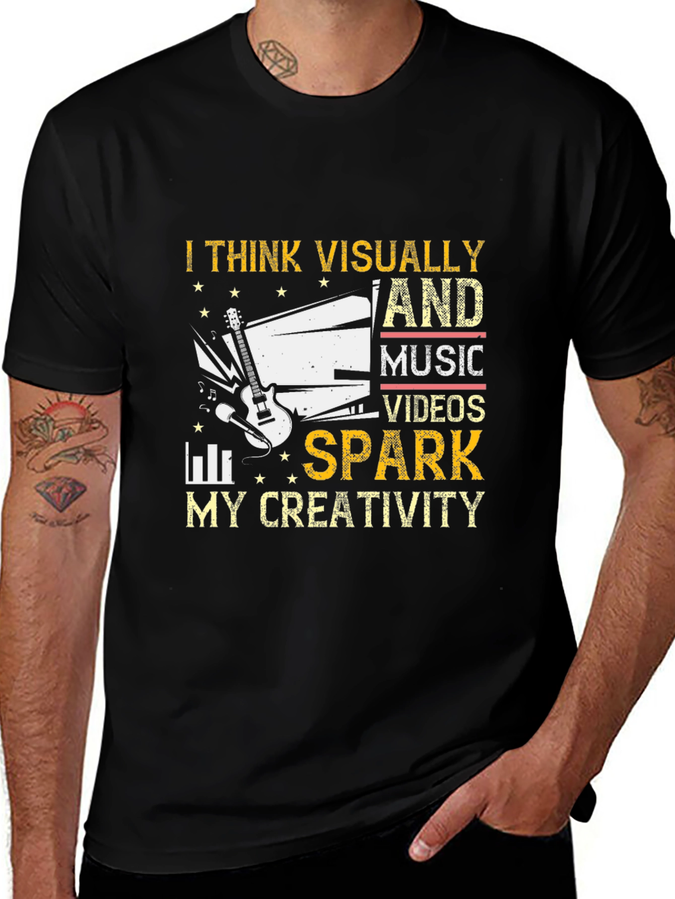 Visually Inspired Graphic T-Shirt