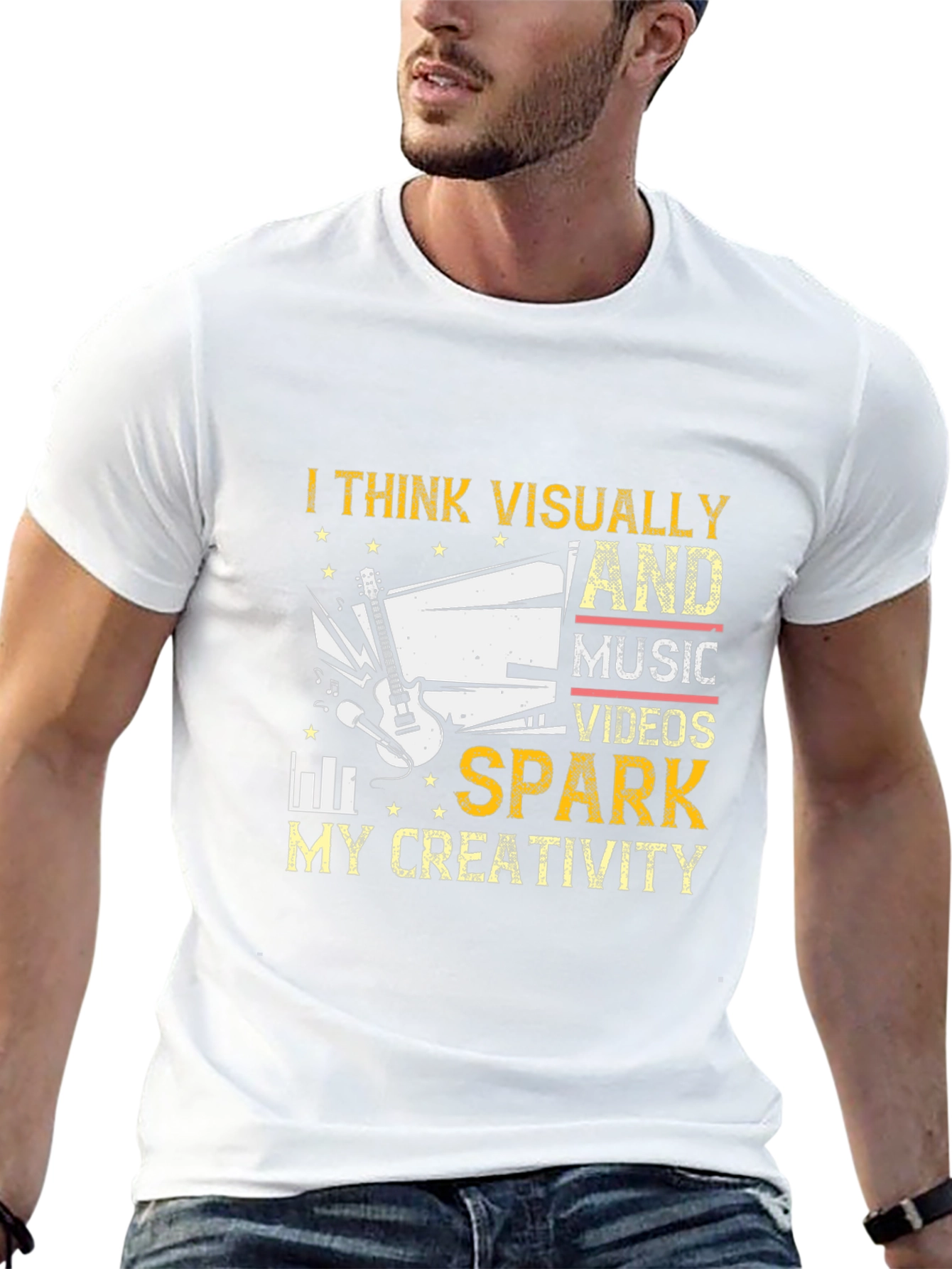 Visually Inspired Graphic T-Shirt