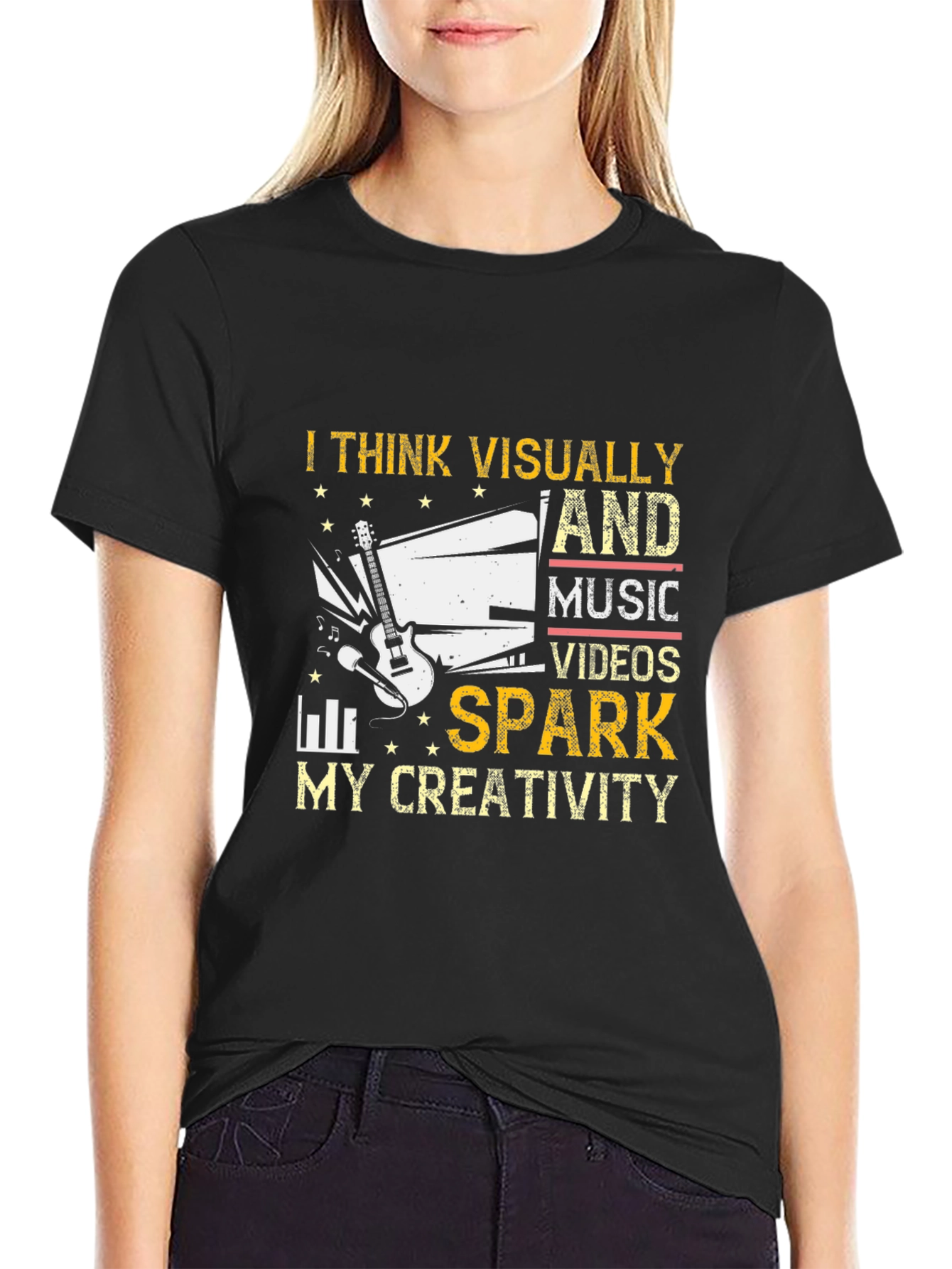 Visually Inspired Graphic T-Shirt