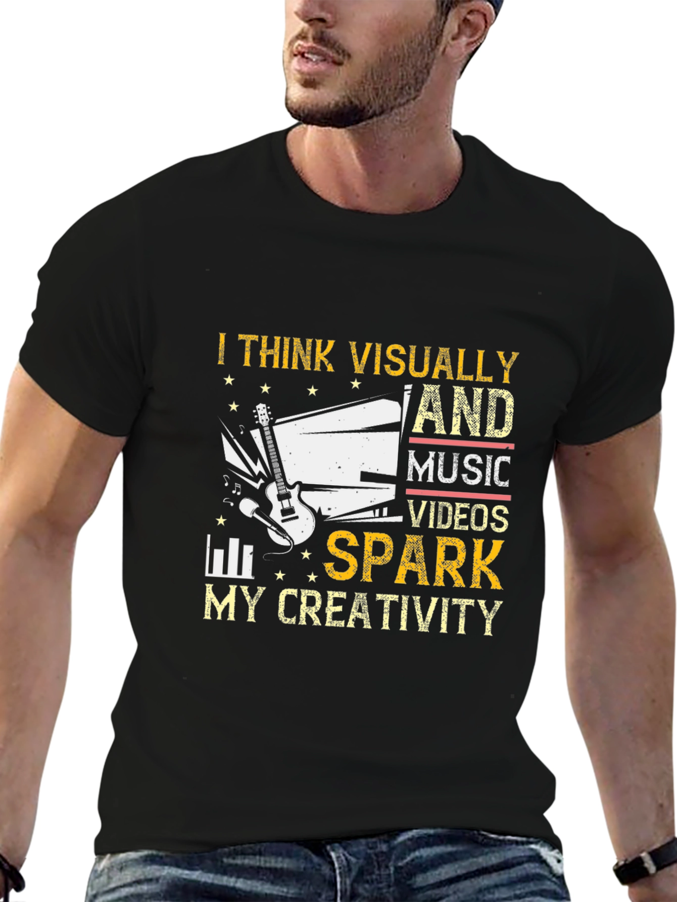 Visually Inspired Graphic T-Shirt