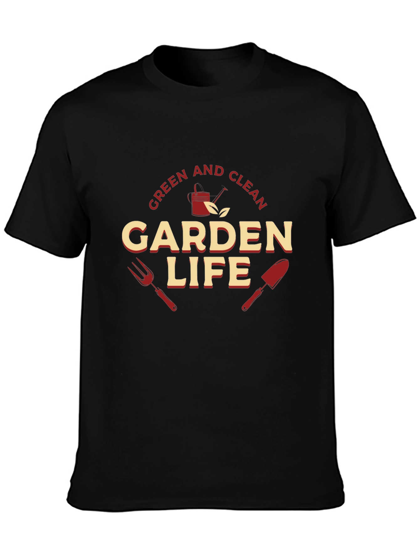 Green and Clean Garden Life Graphic T-Shirt