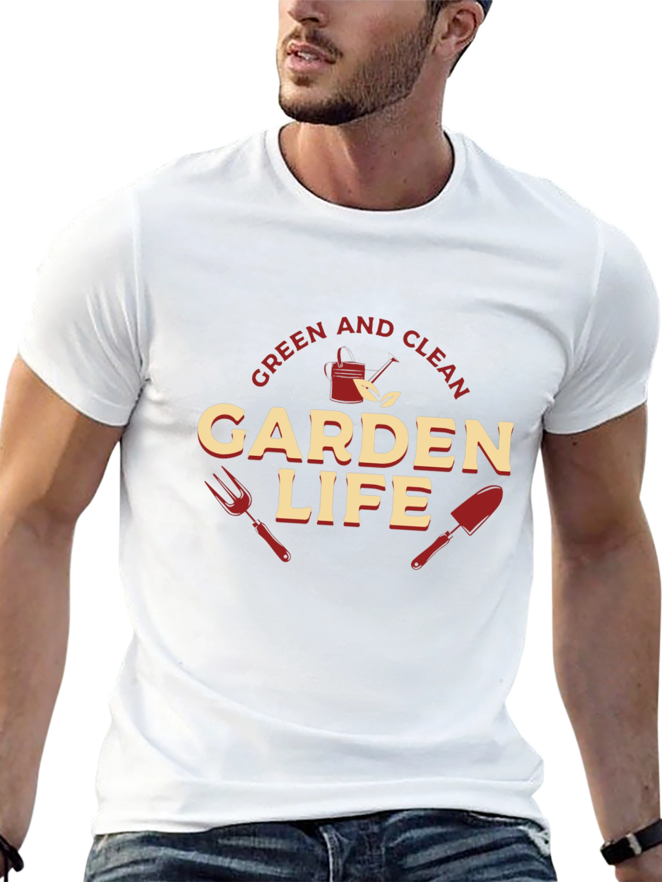 Green and Clean Garden Life Graphic T-Shirt
