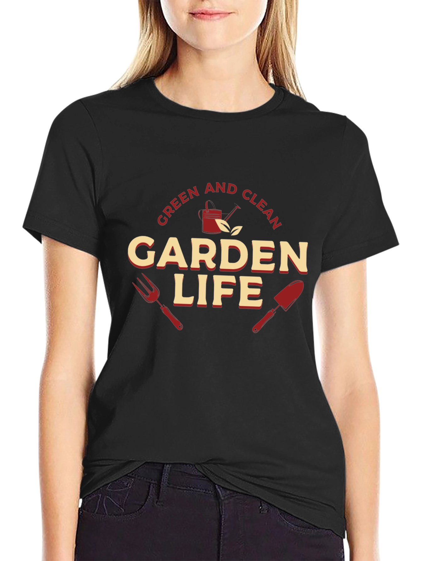 Green and Clean Garden Life Graphic T-Shirt