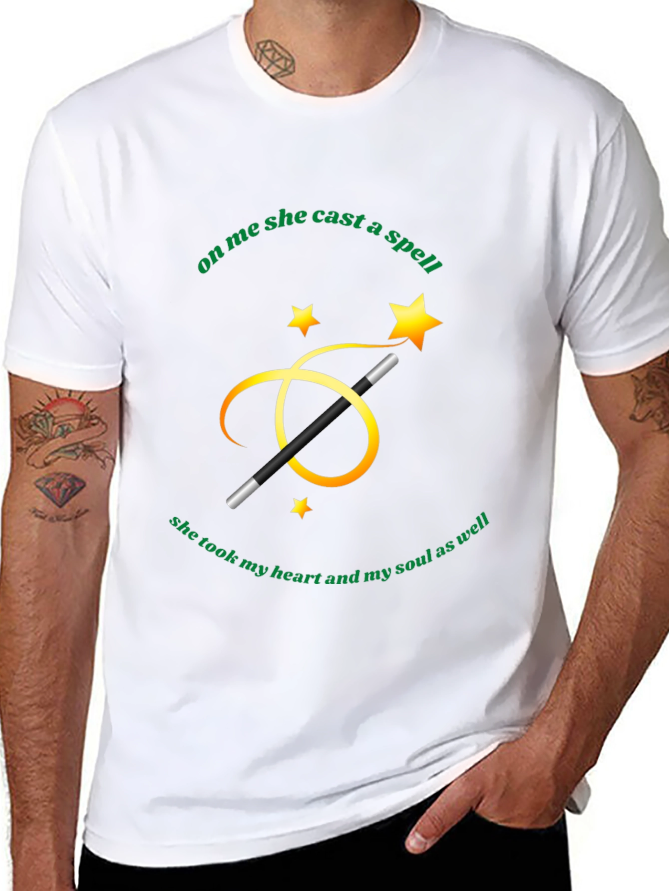 Spellbound T-Shirt: Heart & Soul Design