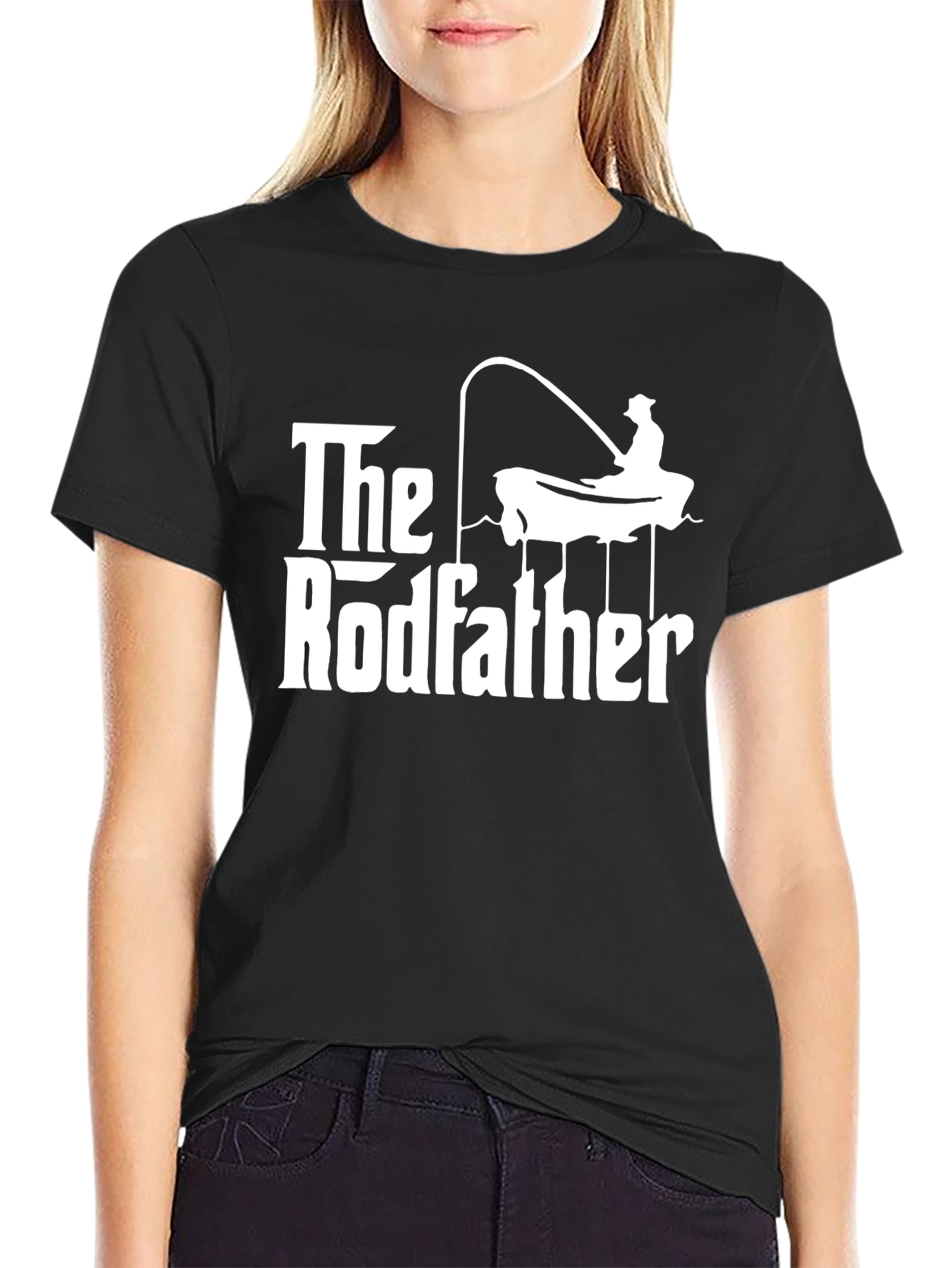 The Rodfather Fishing T-Shirt - Funny Angler Tee