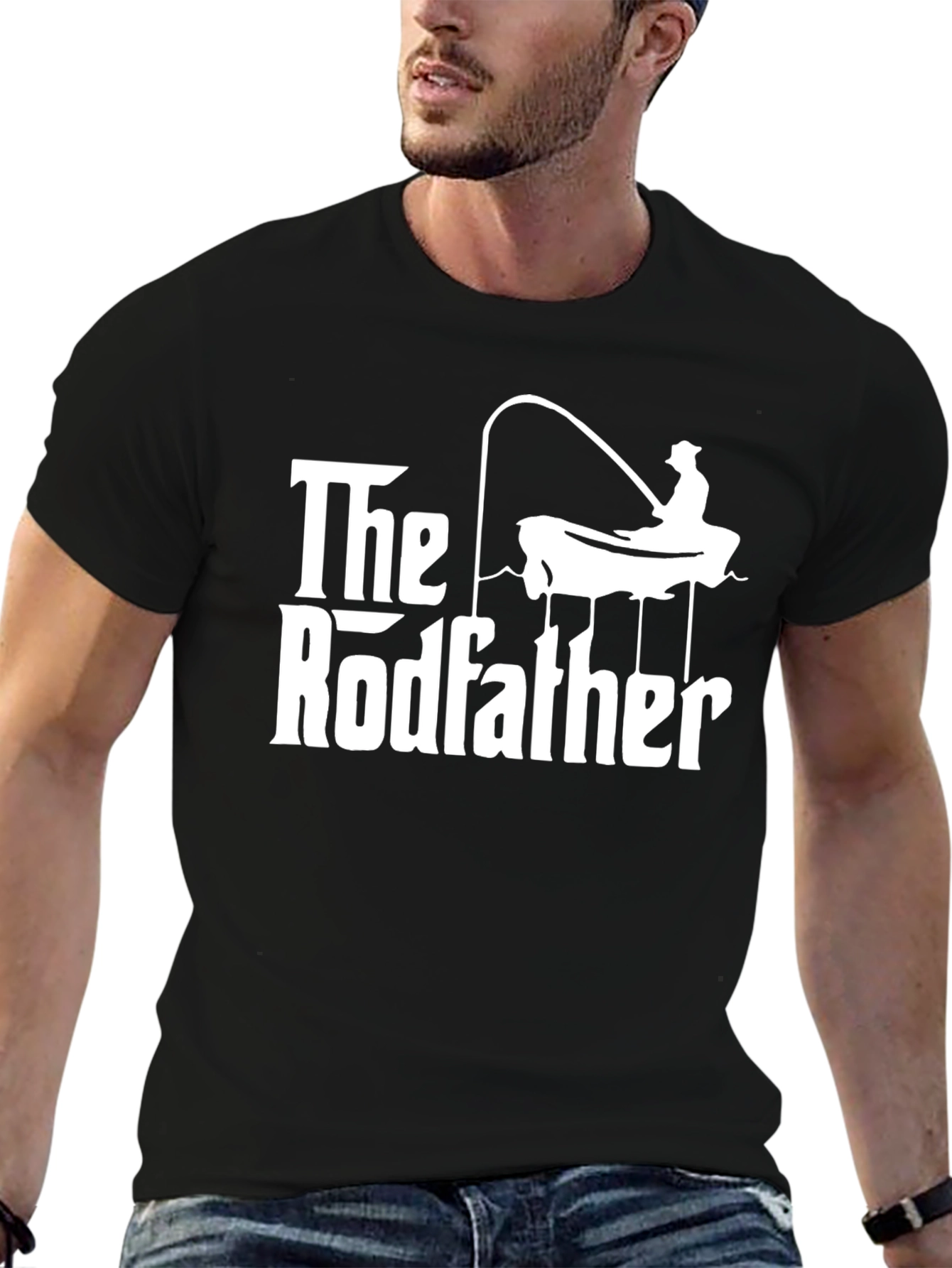 The Rodfather Fishing T-Shirt - Funny Angler Tee