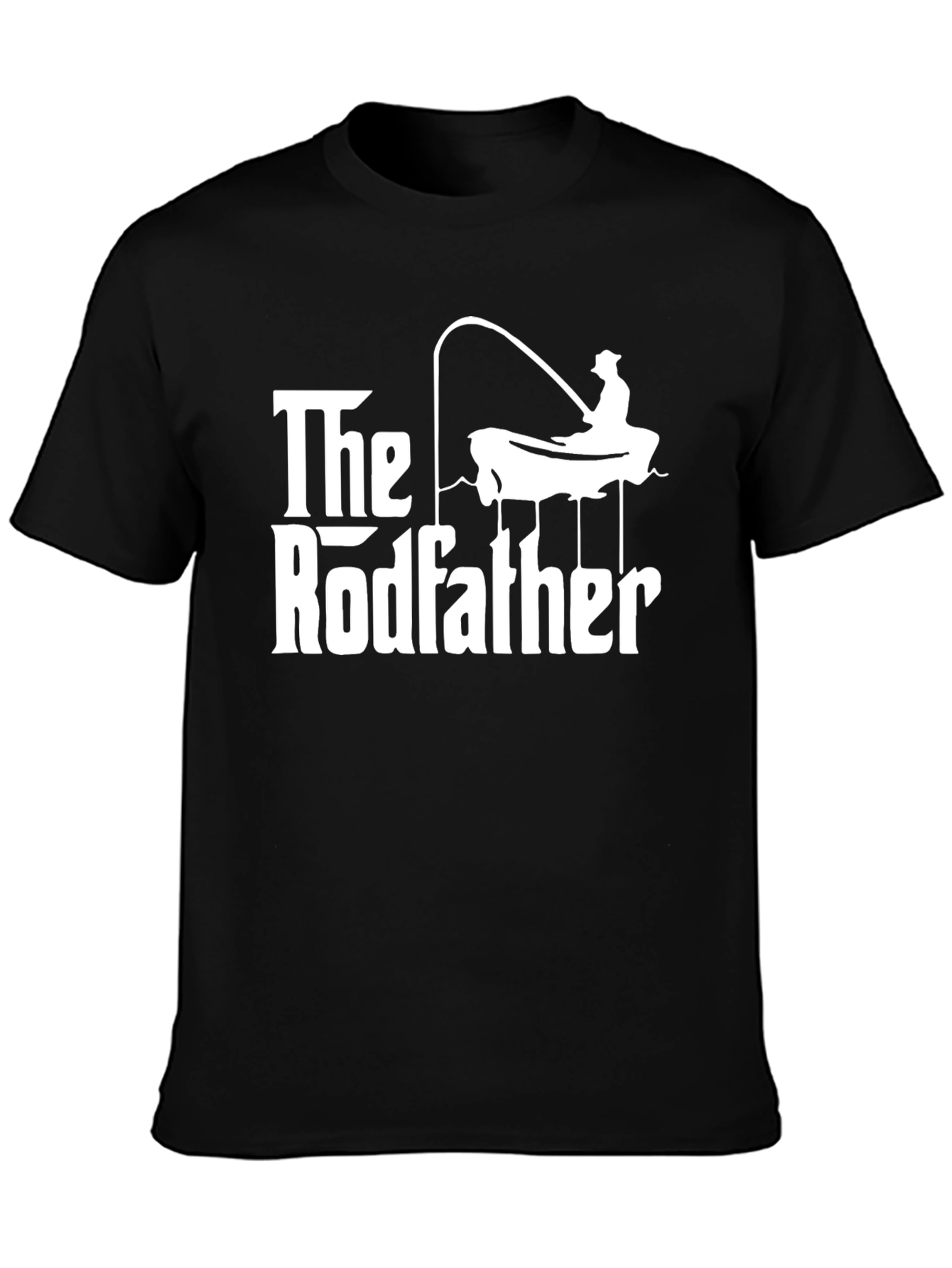 The Rodfather Fishing T-Shirt - Funny Angler Tee