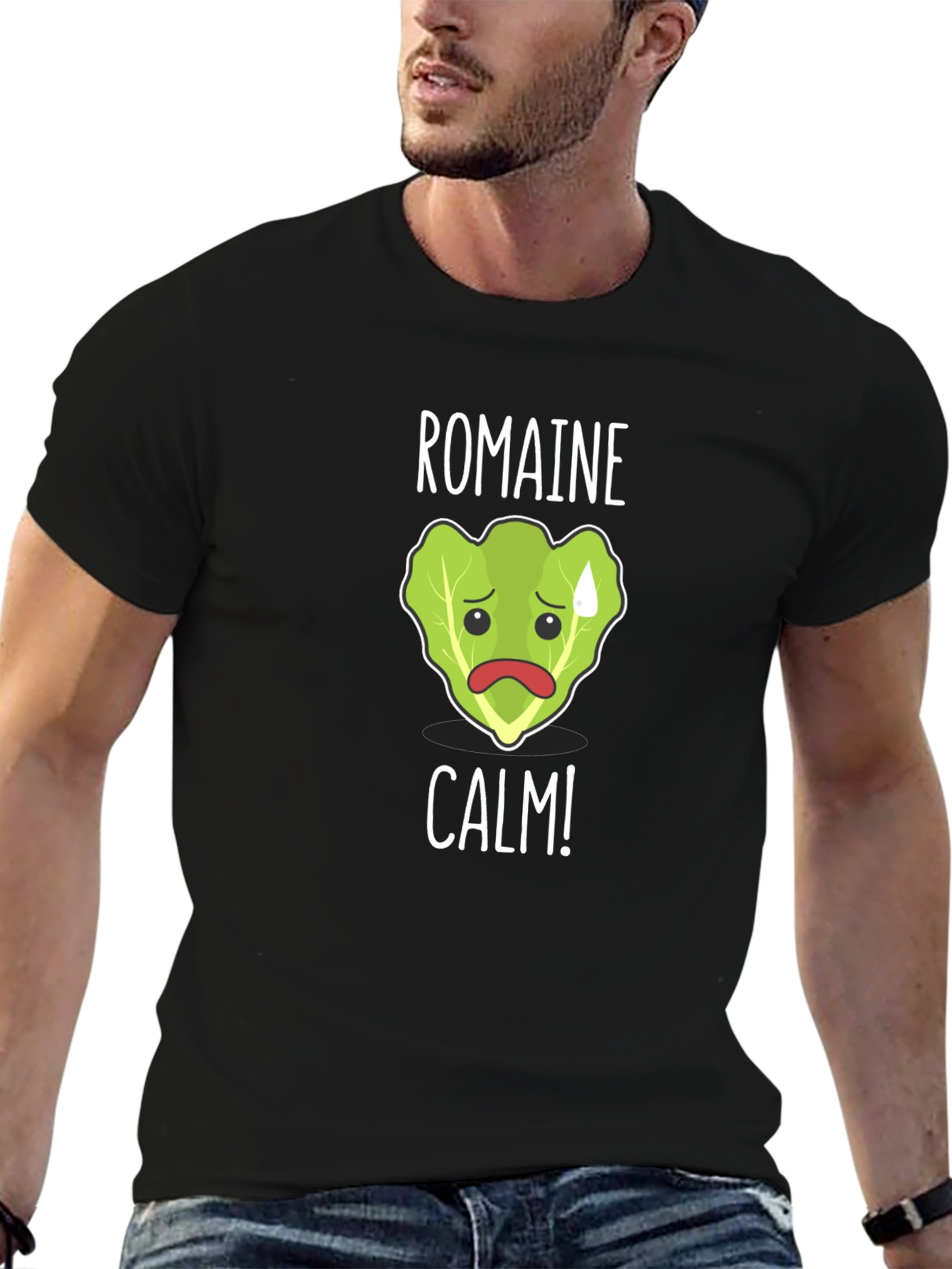 Romaine Calm T-Shirt - Funny Foodie Tee