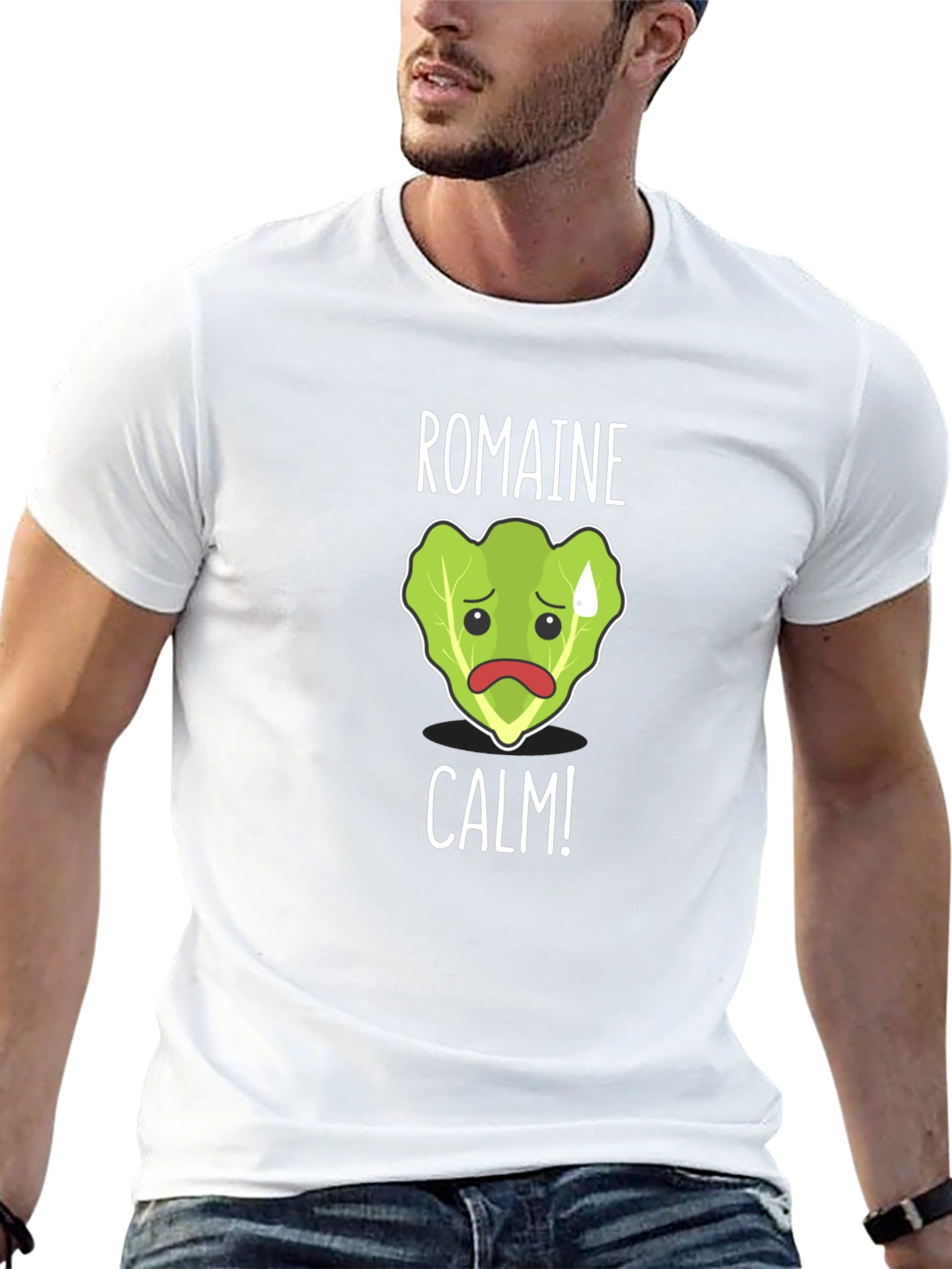 Romaine Calm T-Shirt - Funny Foodie Tee
