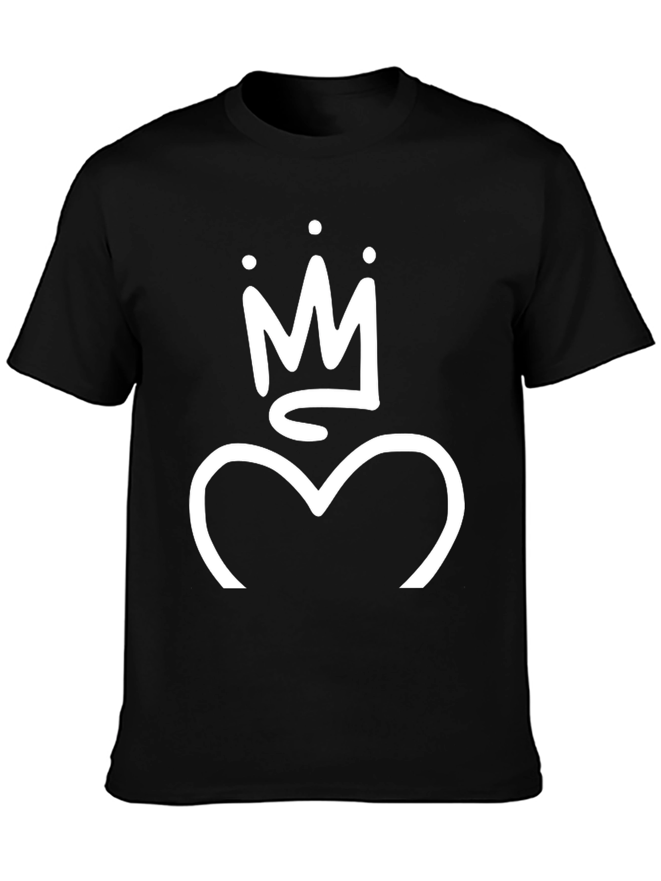 Crown Heart Graphic T-Shirt
