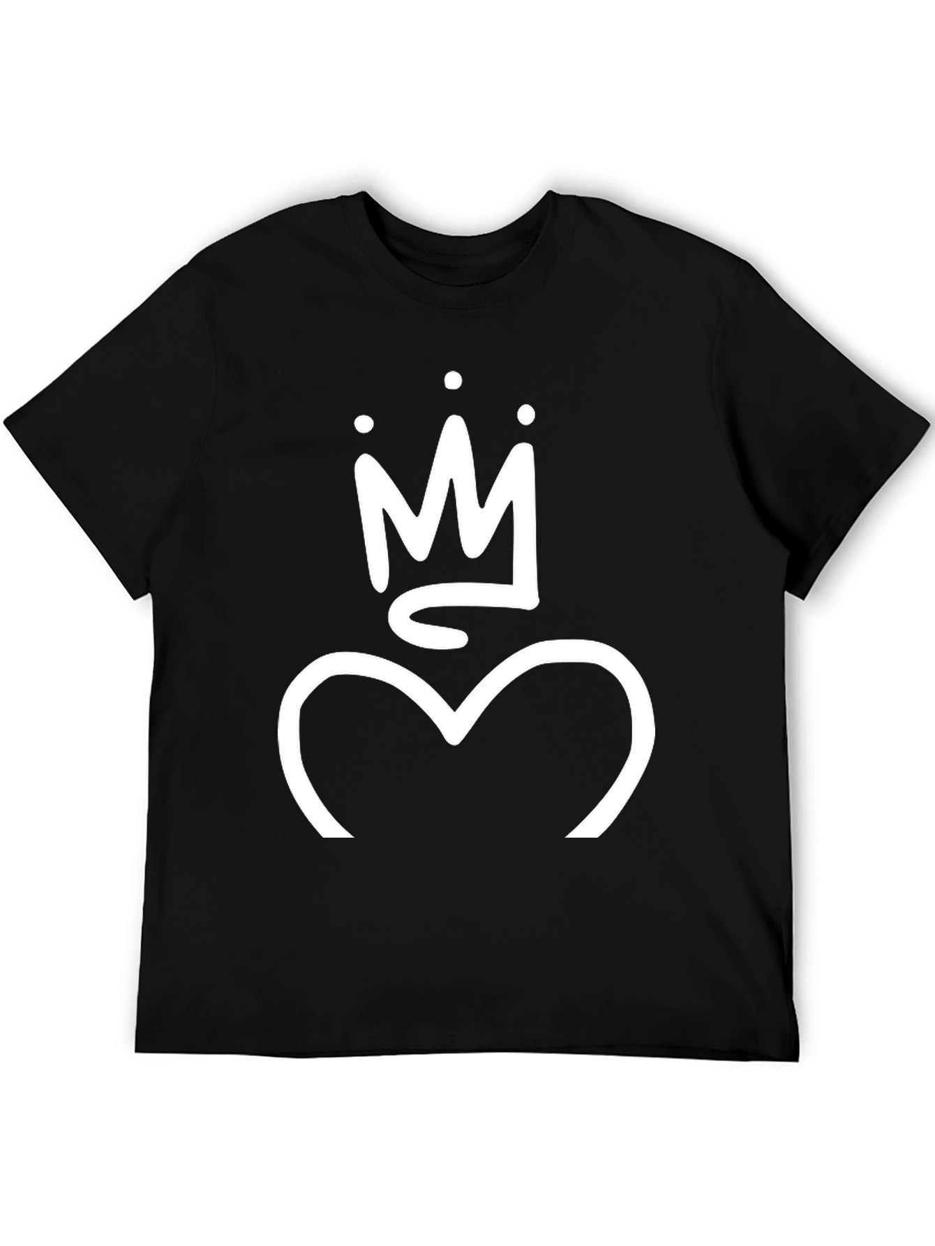 Crown Heart Graphic T-Shirt
