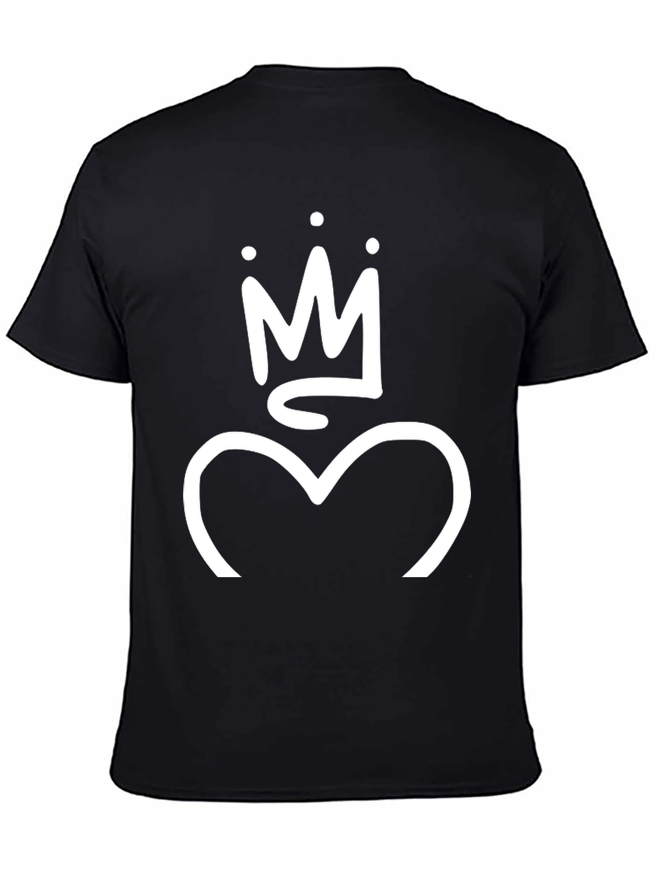 Crown Heart Graphic T-Shirt