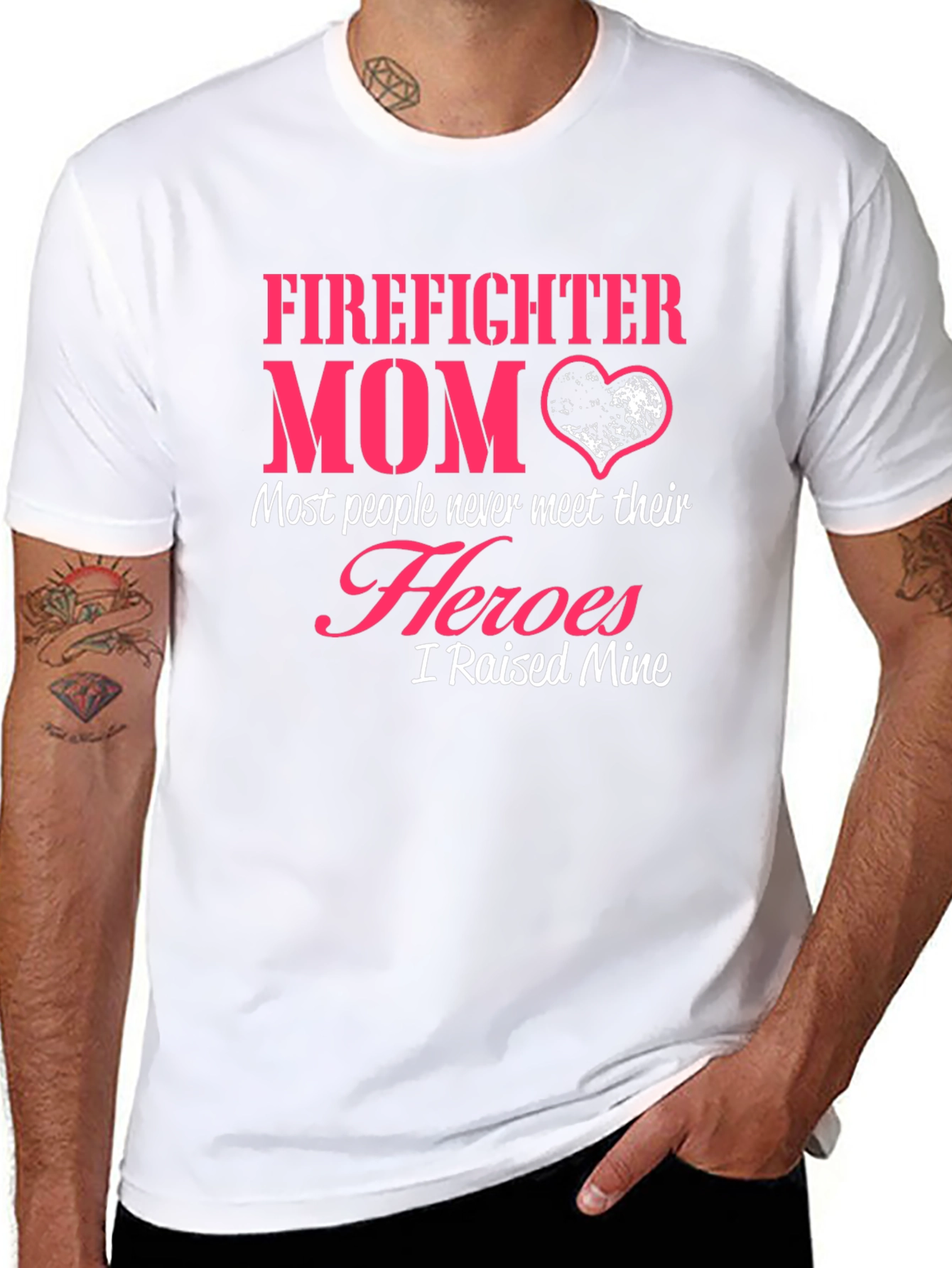 Firefighter Mom T-Shirt - Heroic Mothers Day Tee