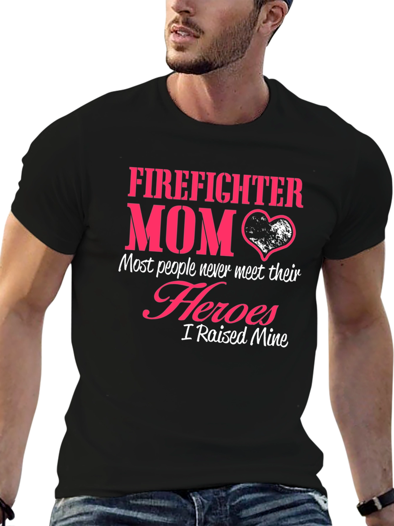 Firefighter Mom T-Shirt - Heroic Mothers Day Tee
