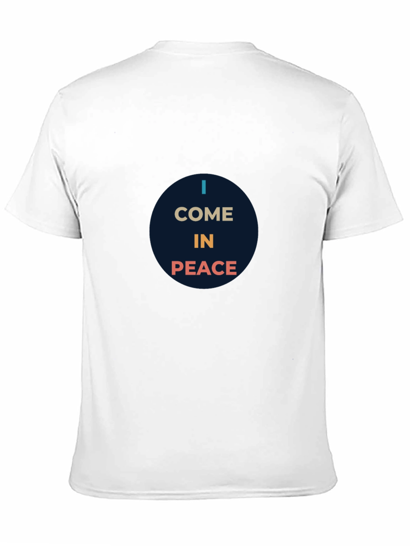 I Come In Peace Graphic Tee - Black