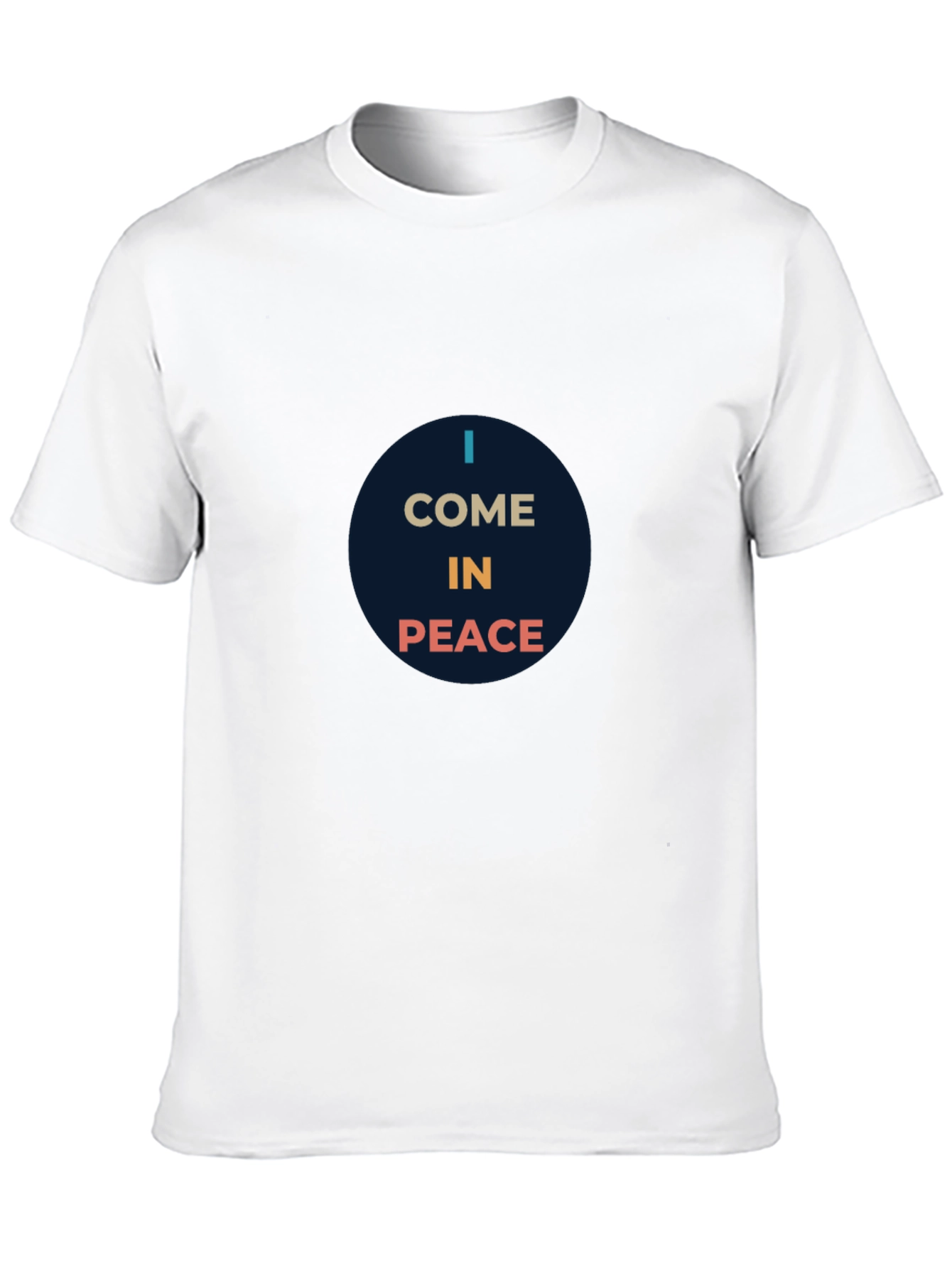 I Come In Peace Graphic Tee - Black