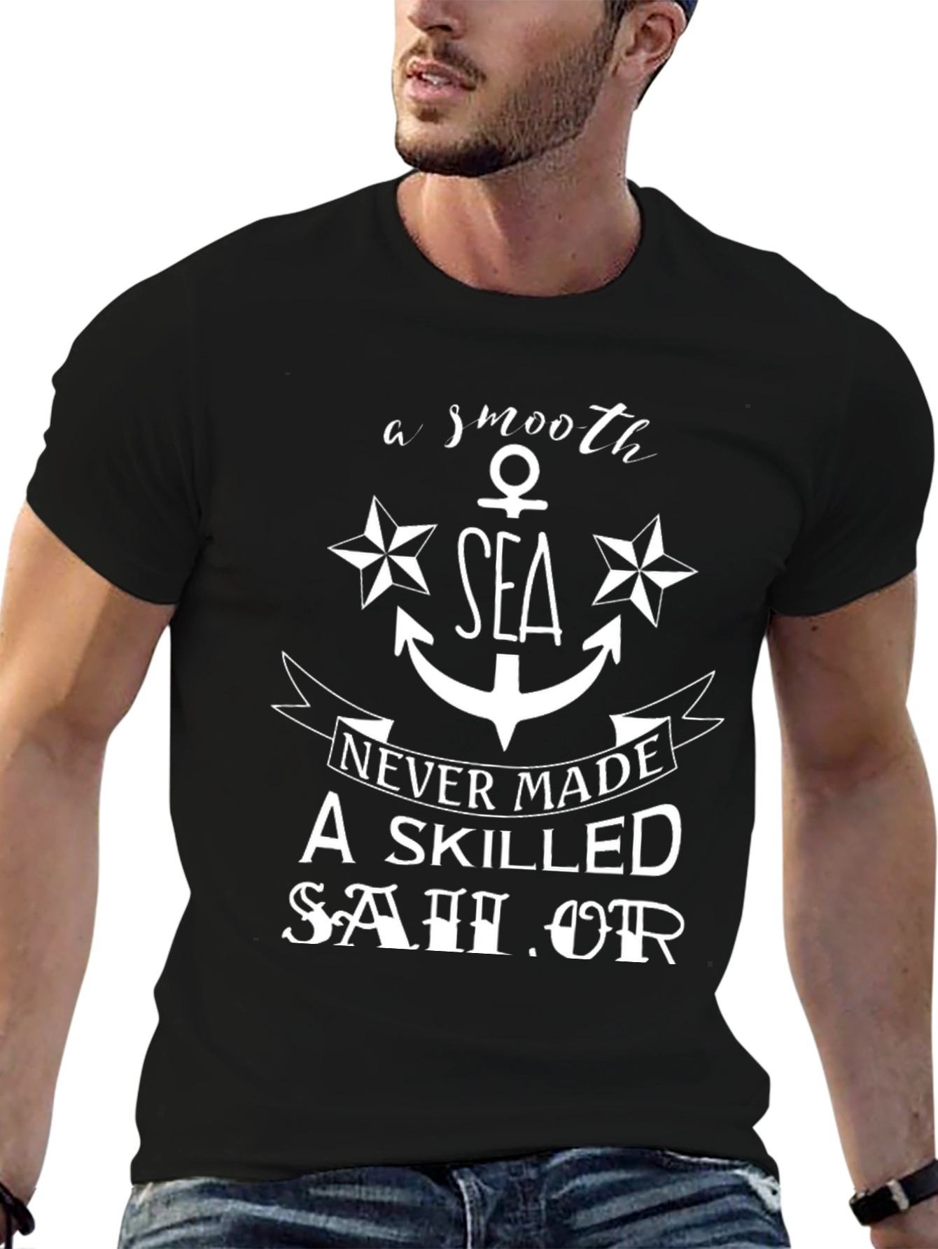 Smooth Sea Skilled Sailor Graphic Tee