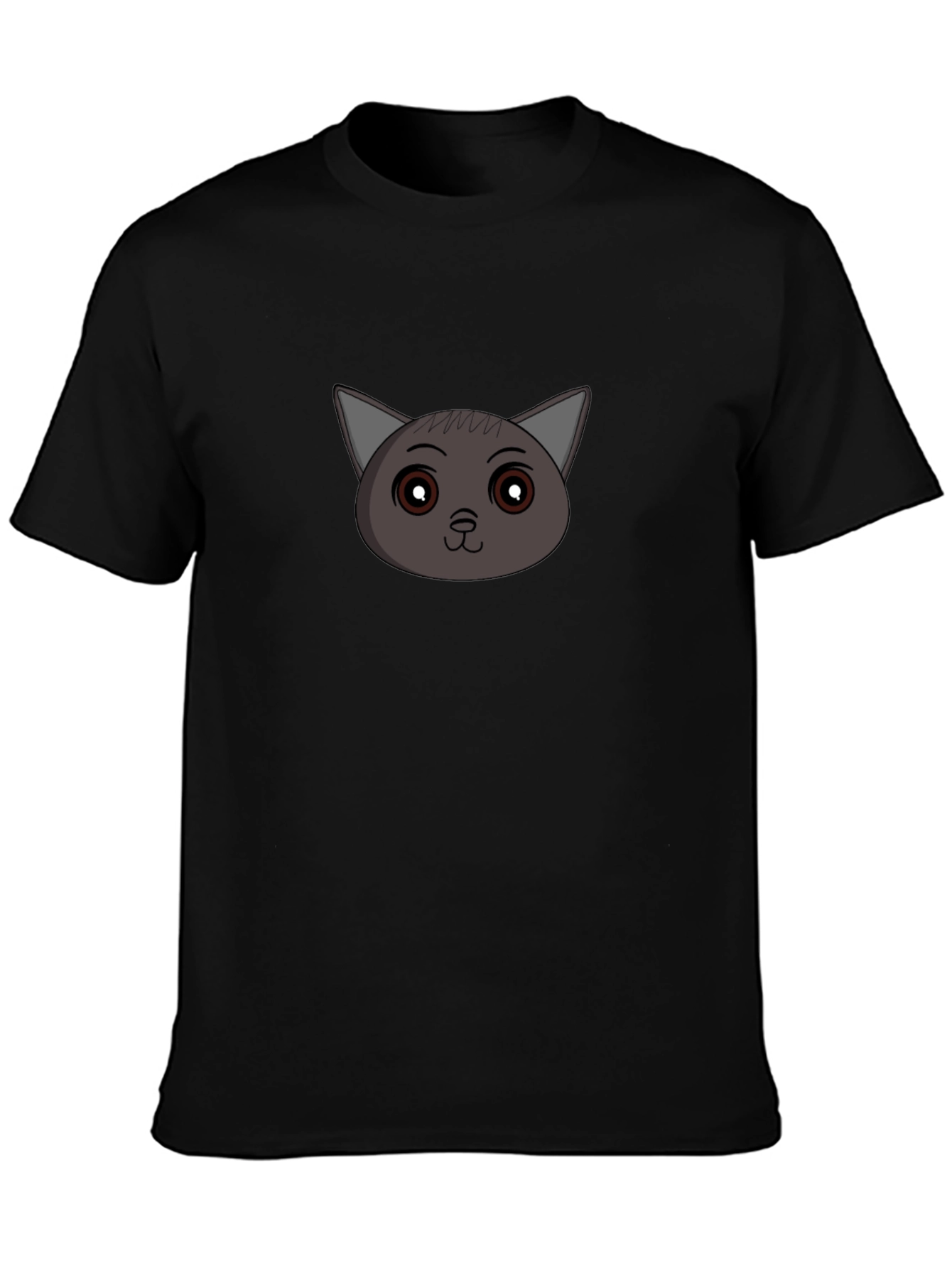 Cute Cat Face Graphic T-Shirt